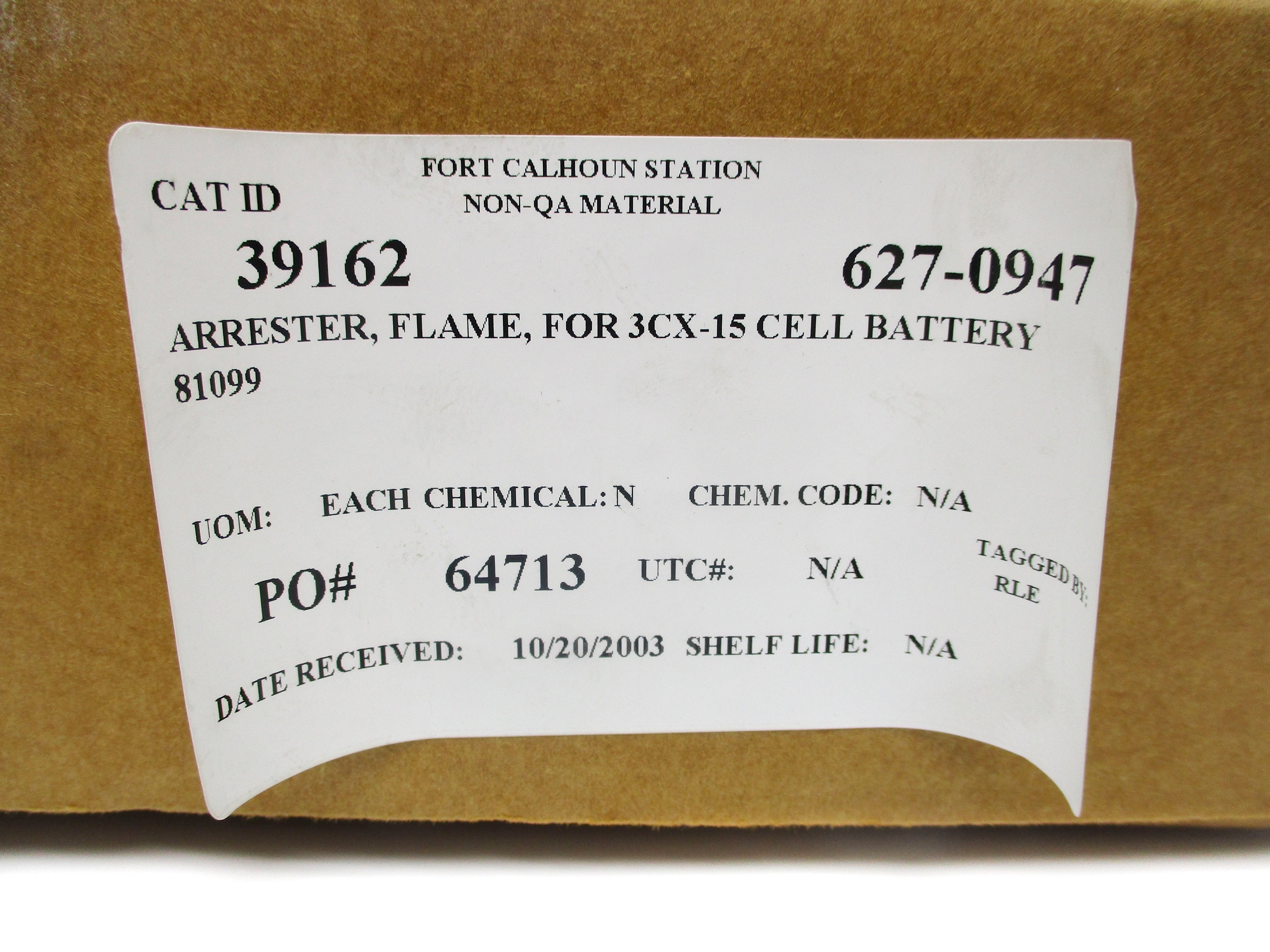 ENERSYS 81099 (FOR 3CX-15) (PKG OF 24) NSMP