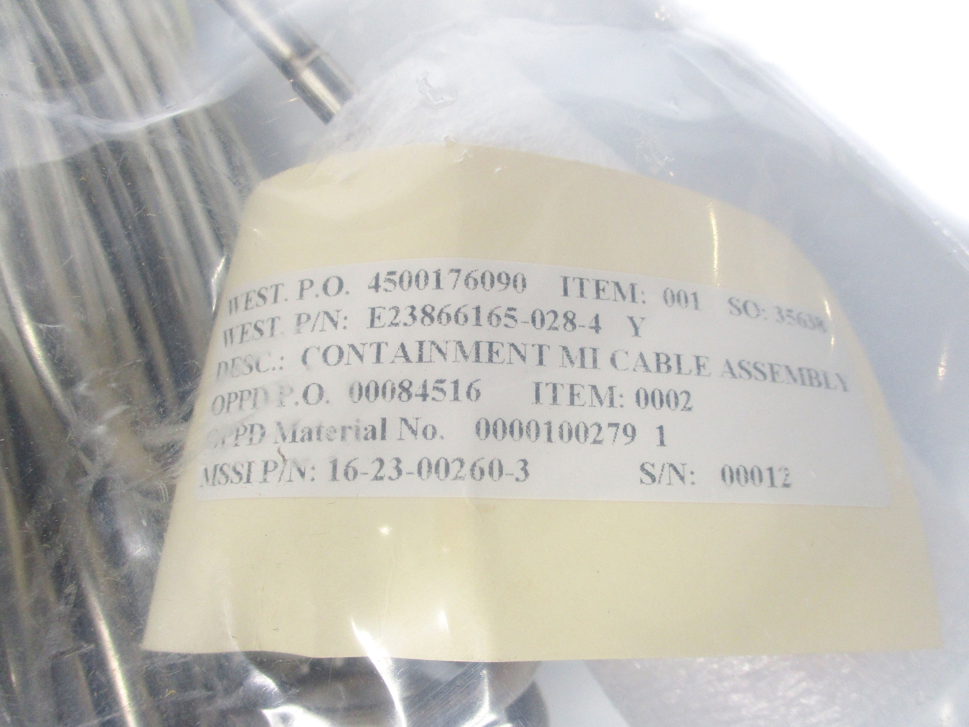WESTINGHOUSE E23866165-028-4Y NSMP