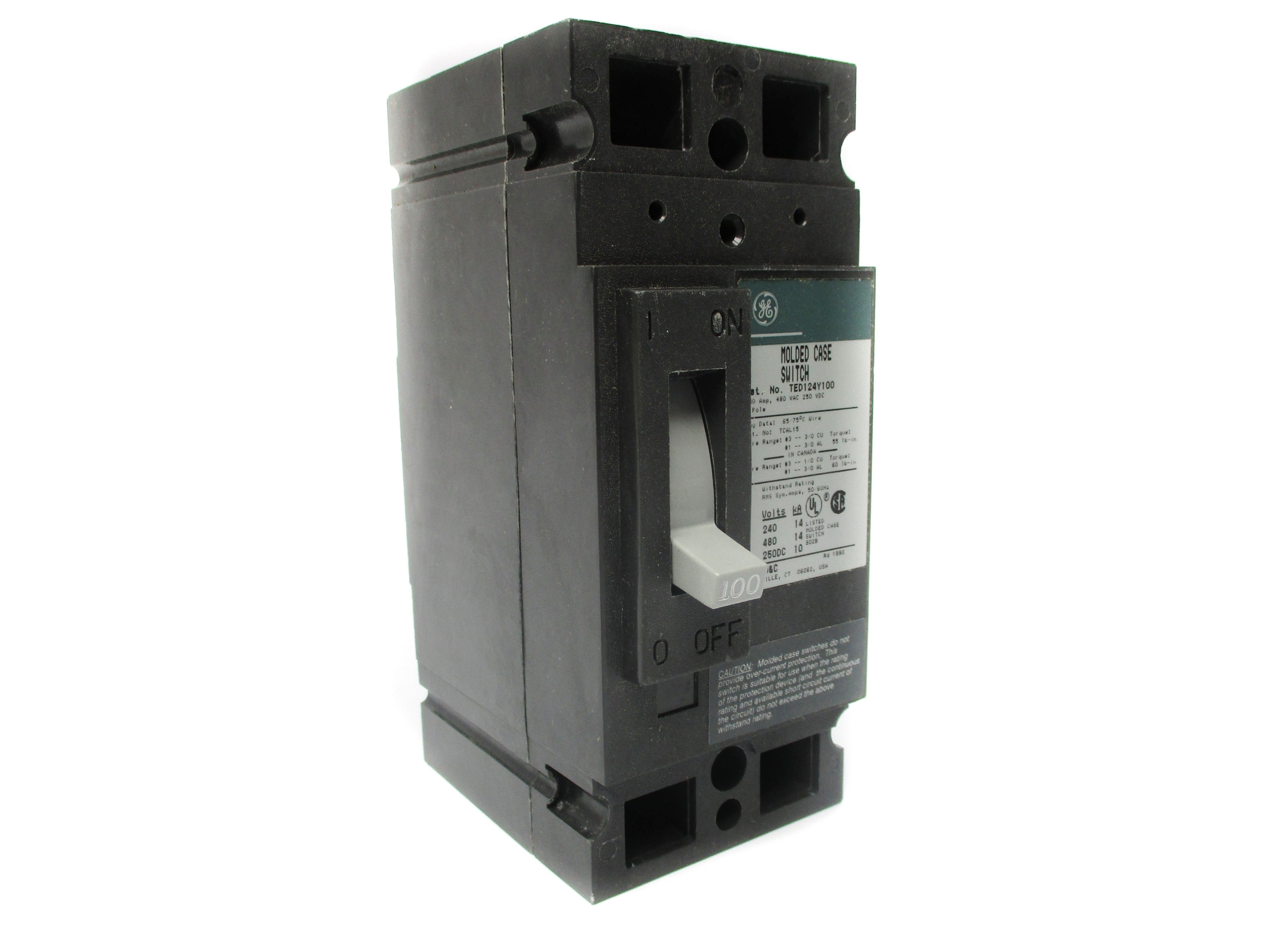 GENERAL ELECTRIC TED124Y100 100A NSMP