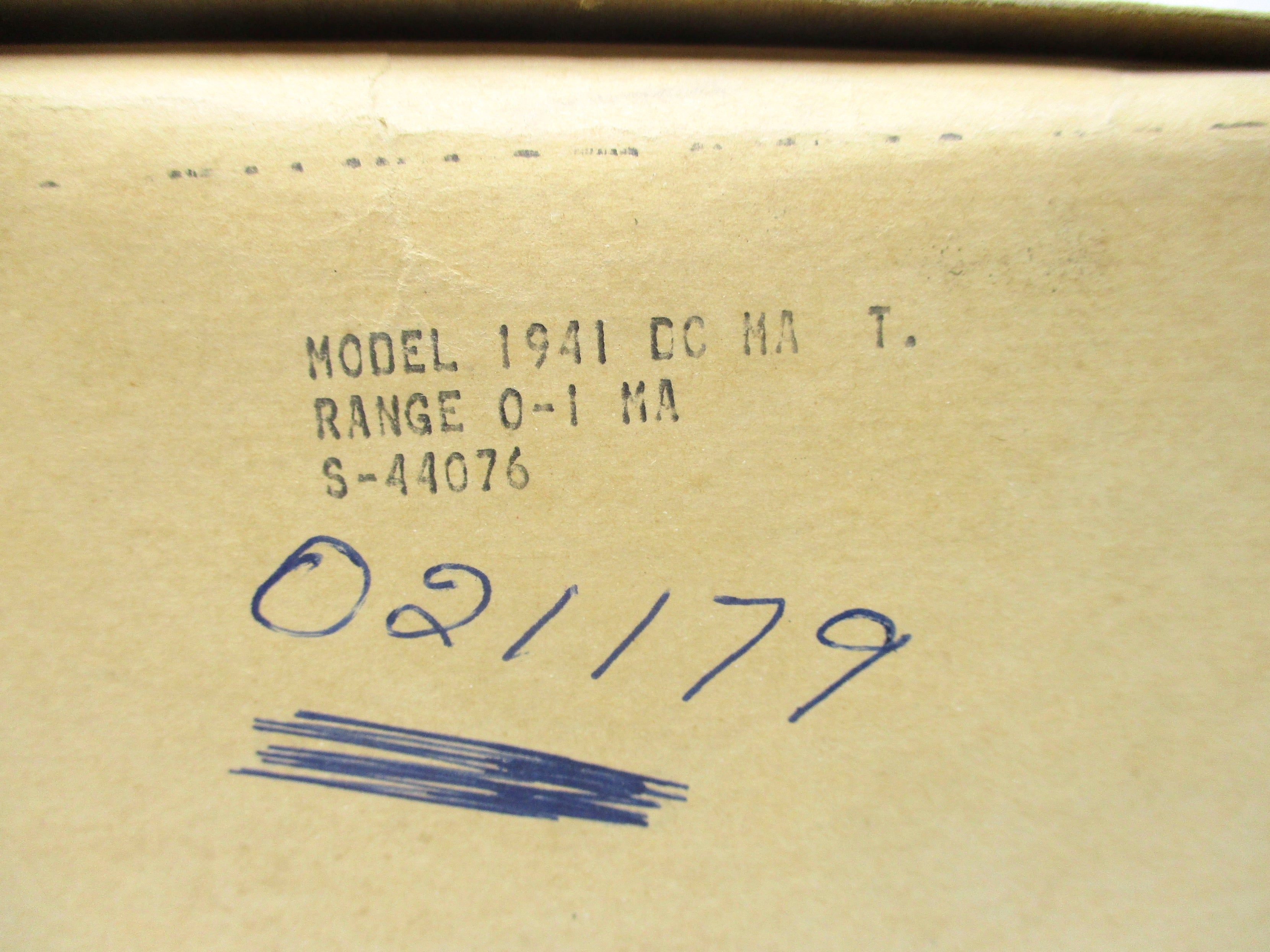 TRIPLETT ELECTRICAL INSTRUMENTS 1941DCMA NSMP