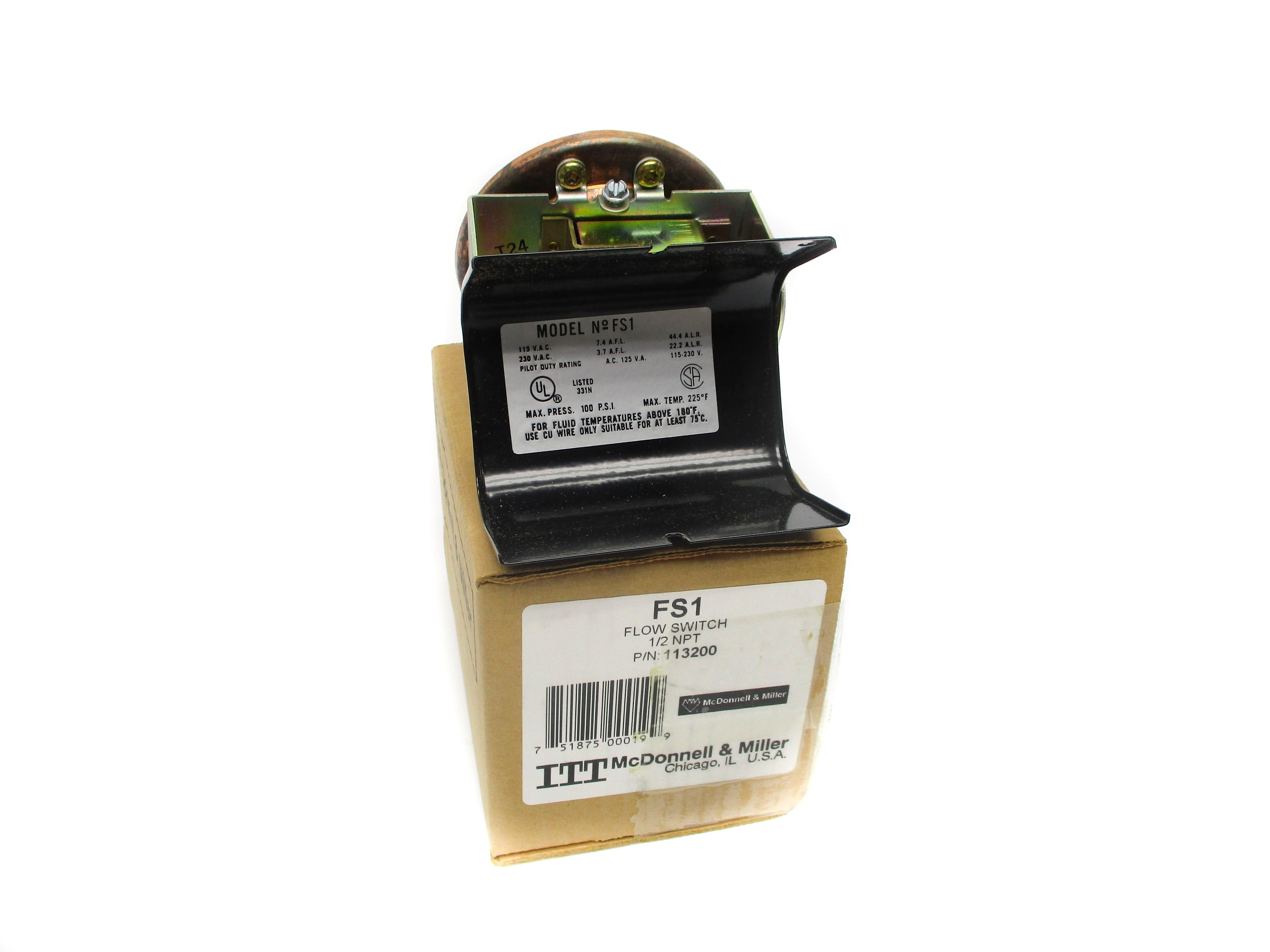 MCDONNELL & MILLER FS1 113200 115/230V 100PSI NSMP