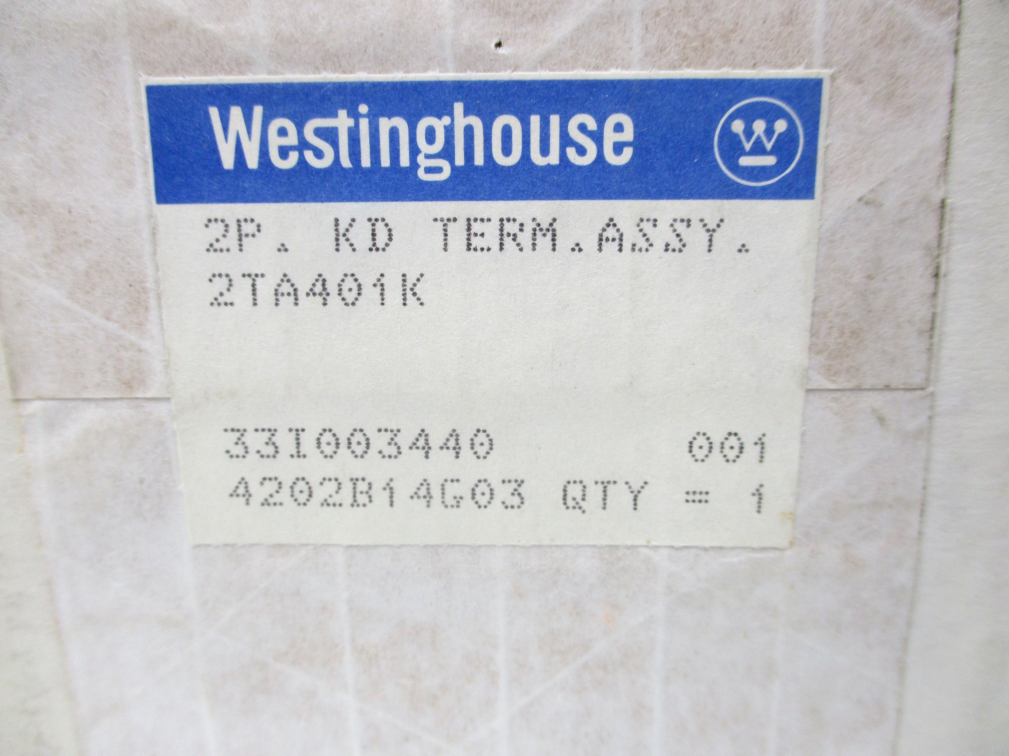 WESTINGHOUSE 2TA401K NSMP