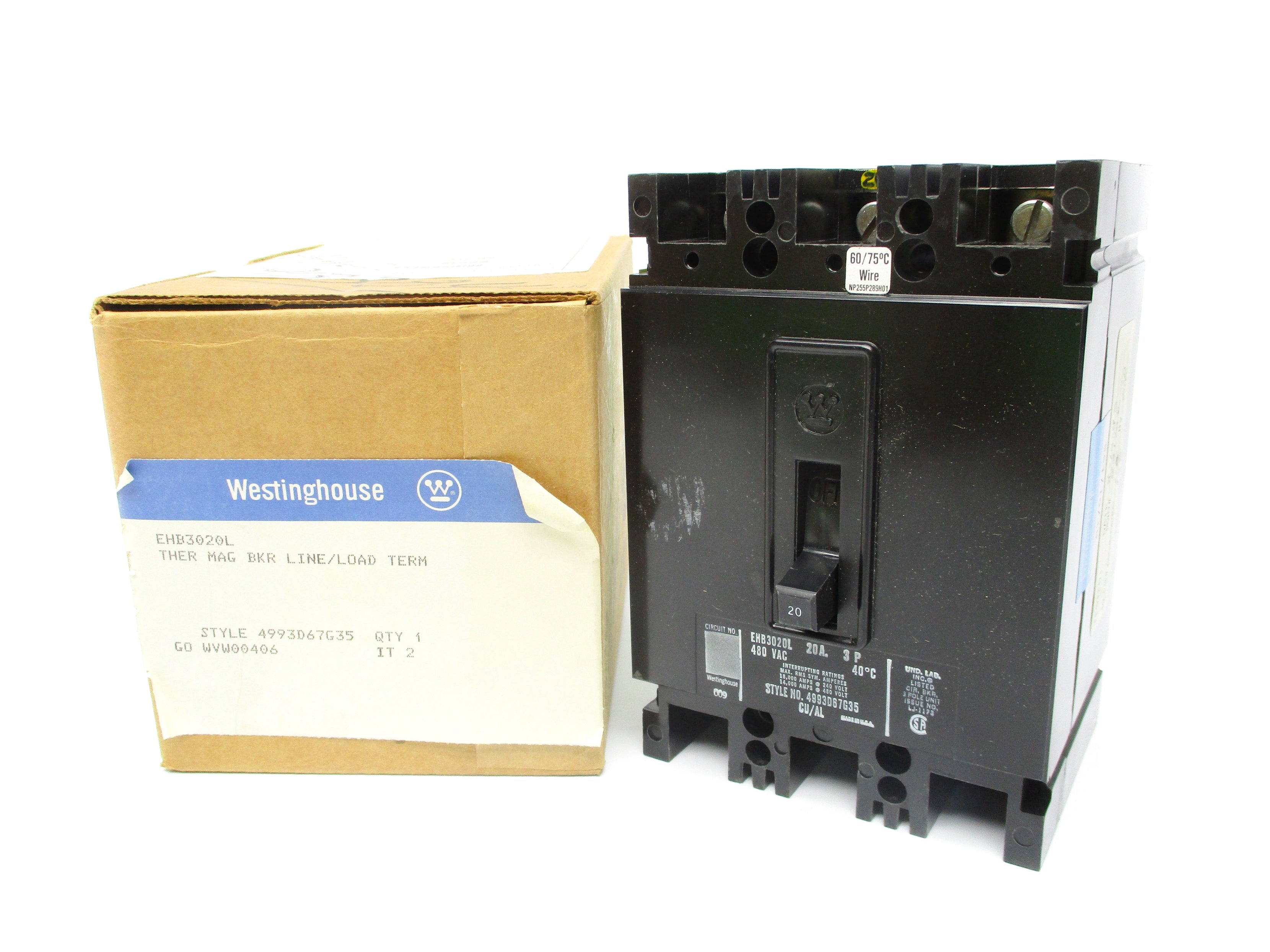 WESTINGHOUSE EHB3020L 20A NSMP