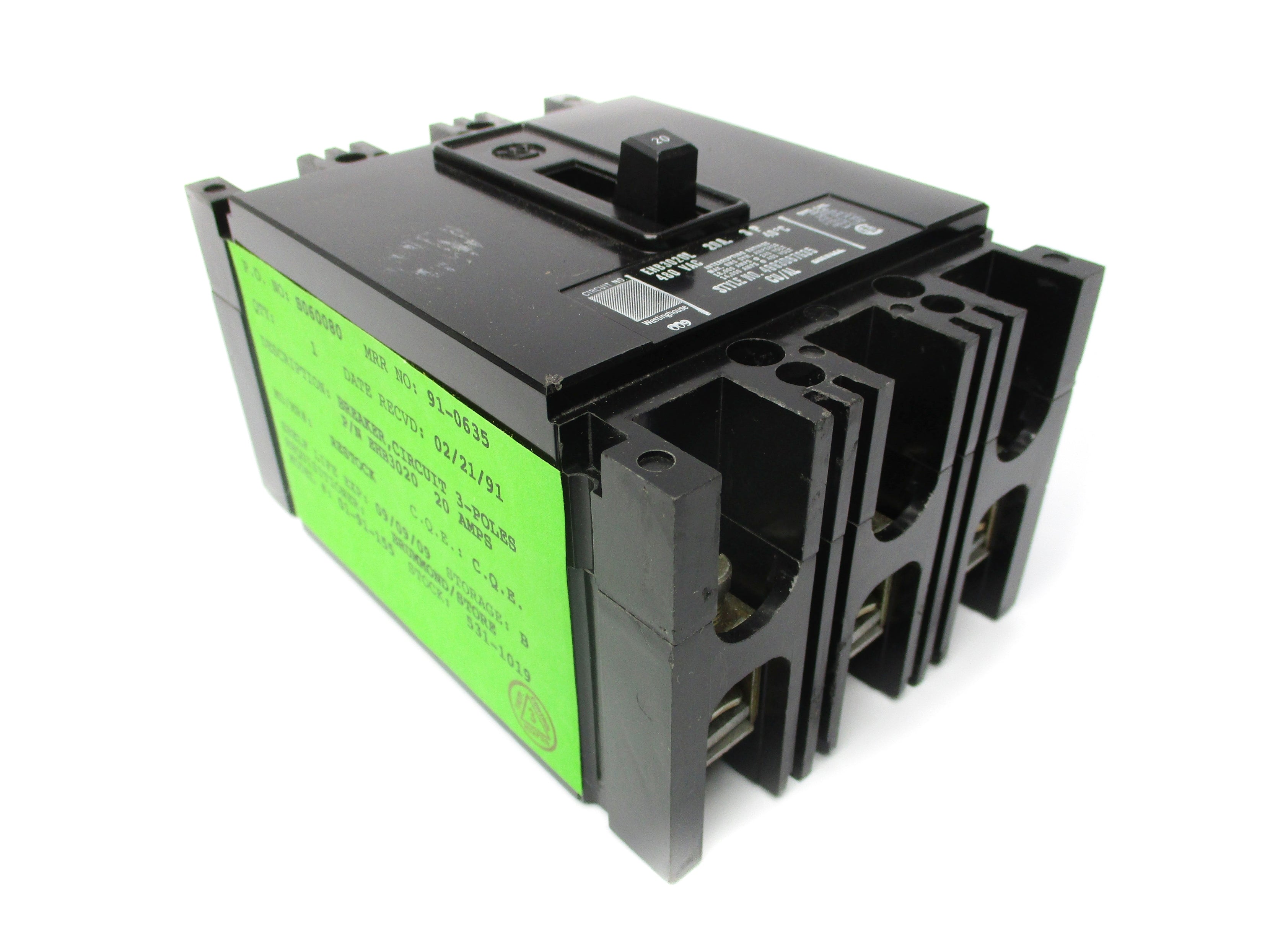 WESTINGHOUSE EHB3020L 20A NSMP