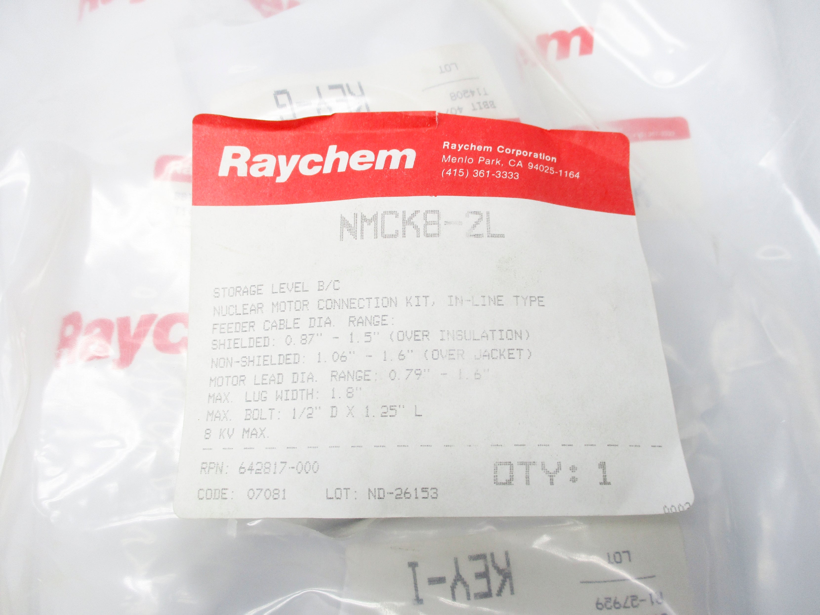RAYCHEM NMCK8-2L NSMP