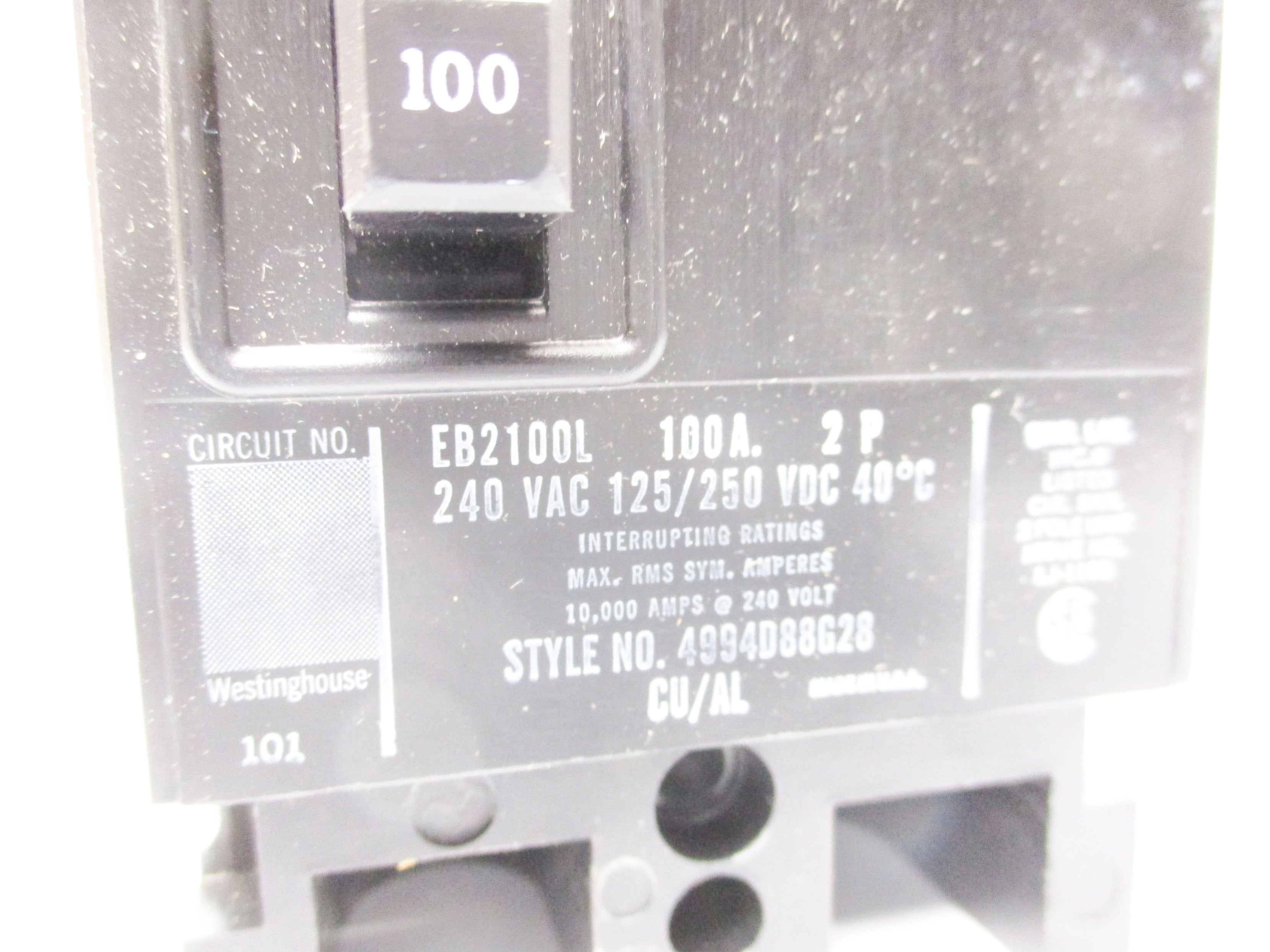 WESTINGHOUSE EB2100L 100A NSMP