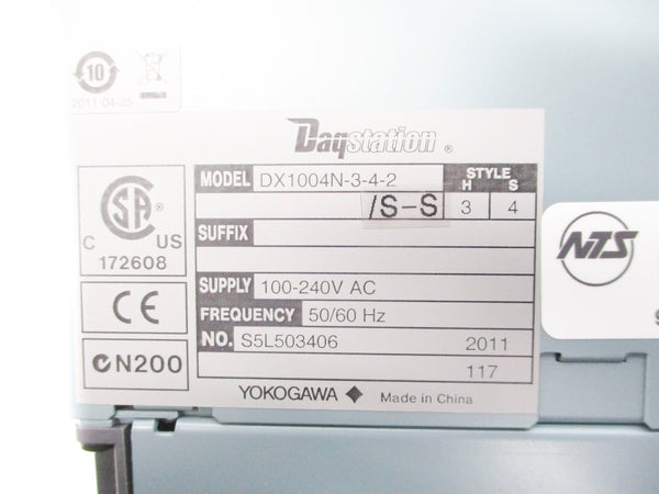 YOKOGAWA DX1004N-3-4-2-S/S NSMP