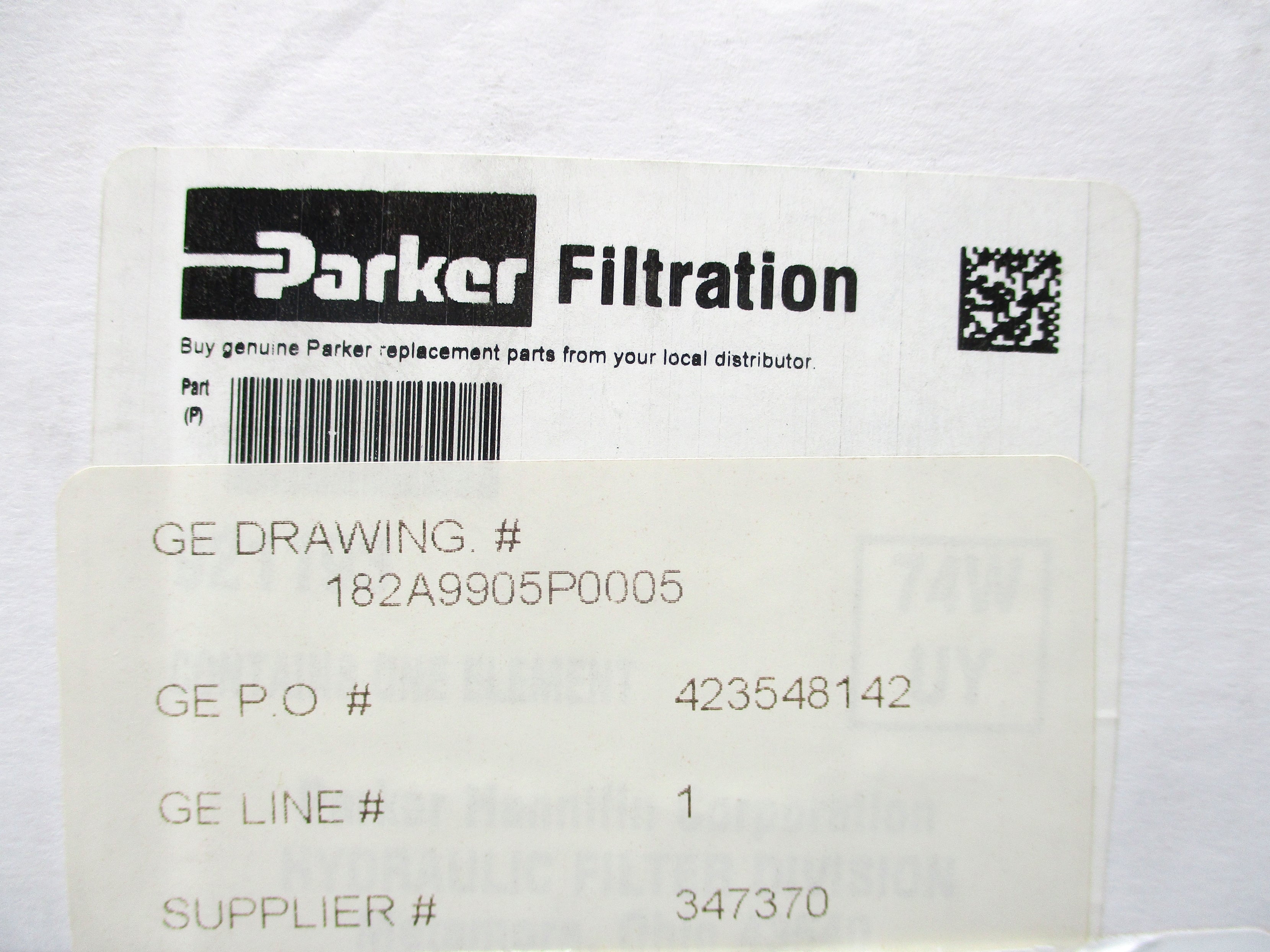 PARKER 182A9905P0005 NSMP