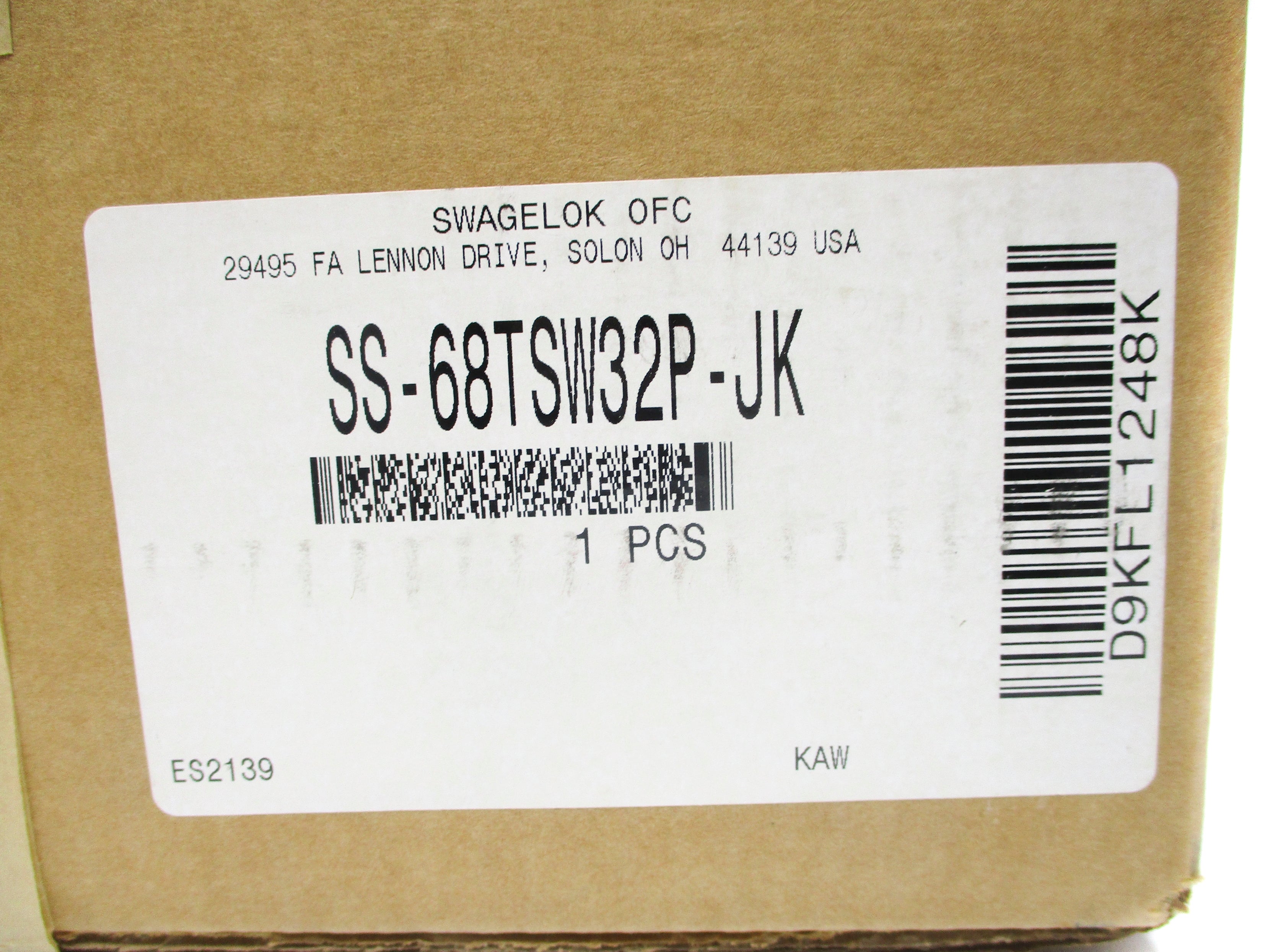 SWAGELOK SS-68TSW32P-JK NSFS