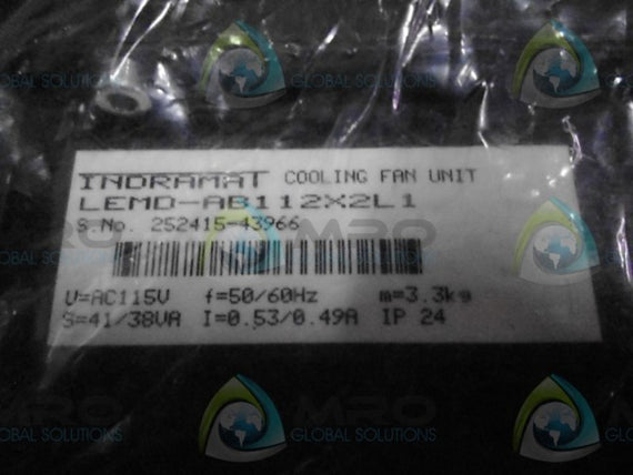 REXROTH INDRAMAT LEMO-AB112X2L1 COOLING FAN UNIT * NEW IN BOX *