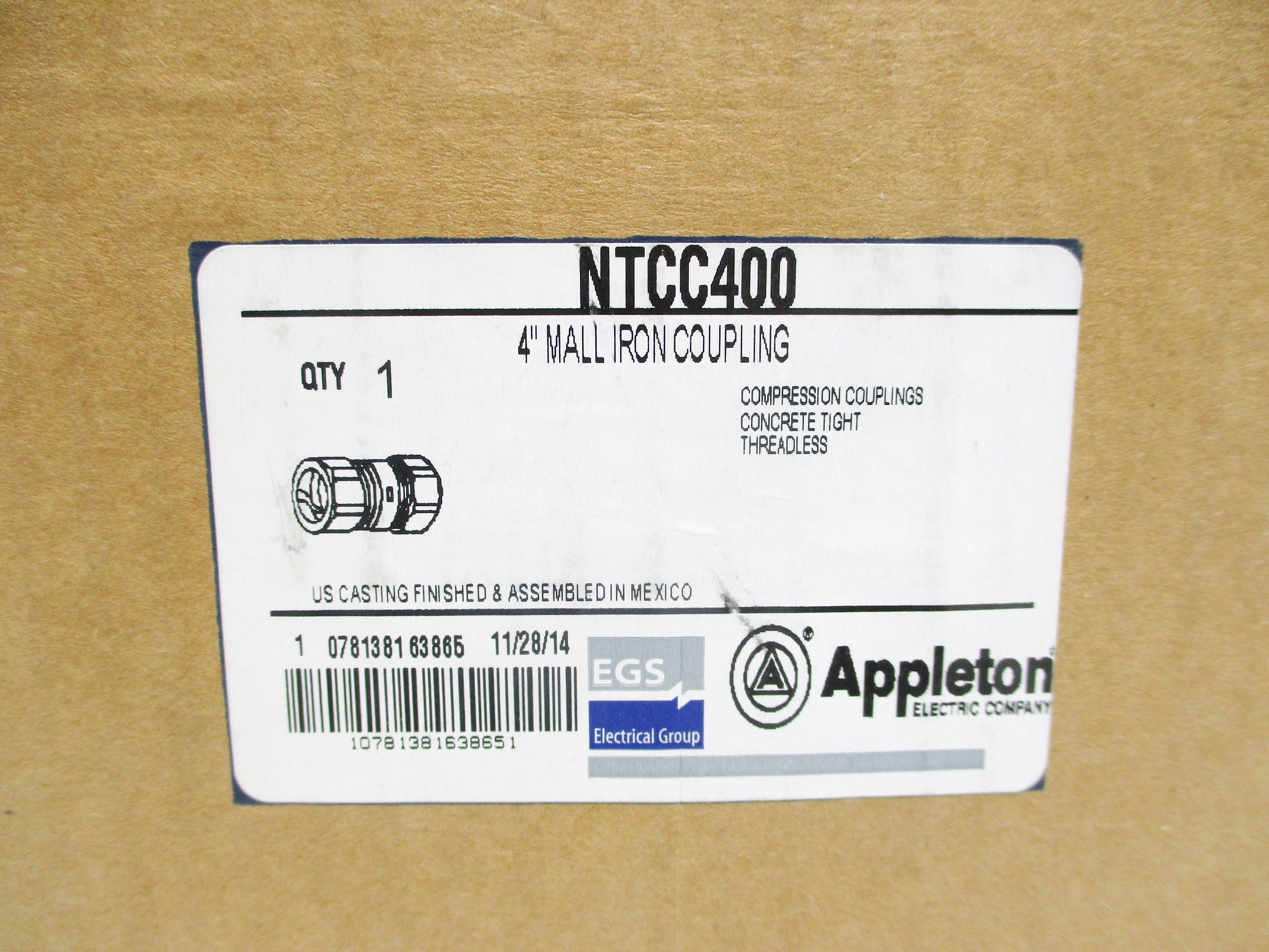 APPLETON NTCC400 4" NSMP