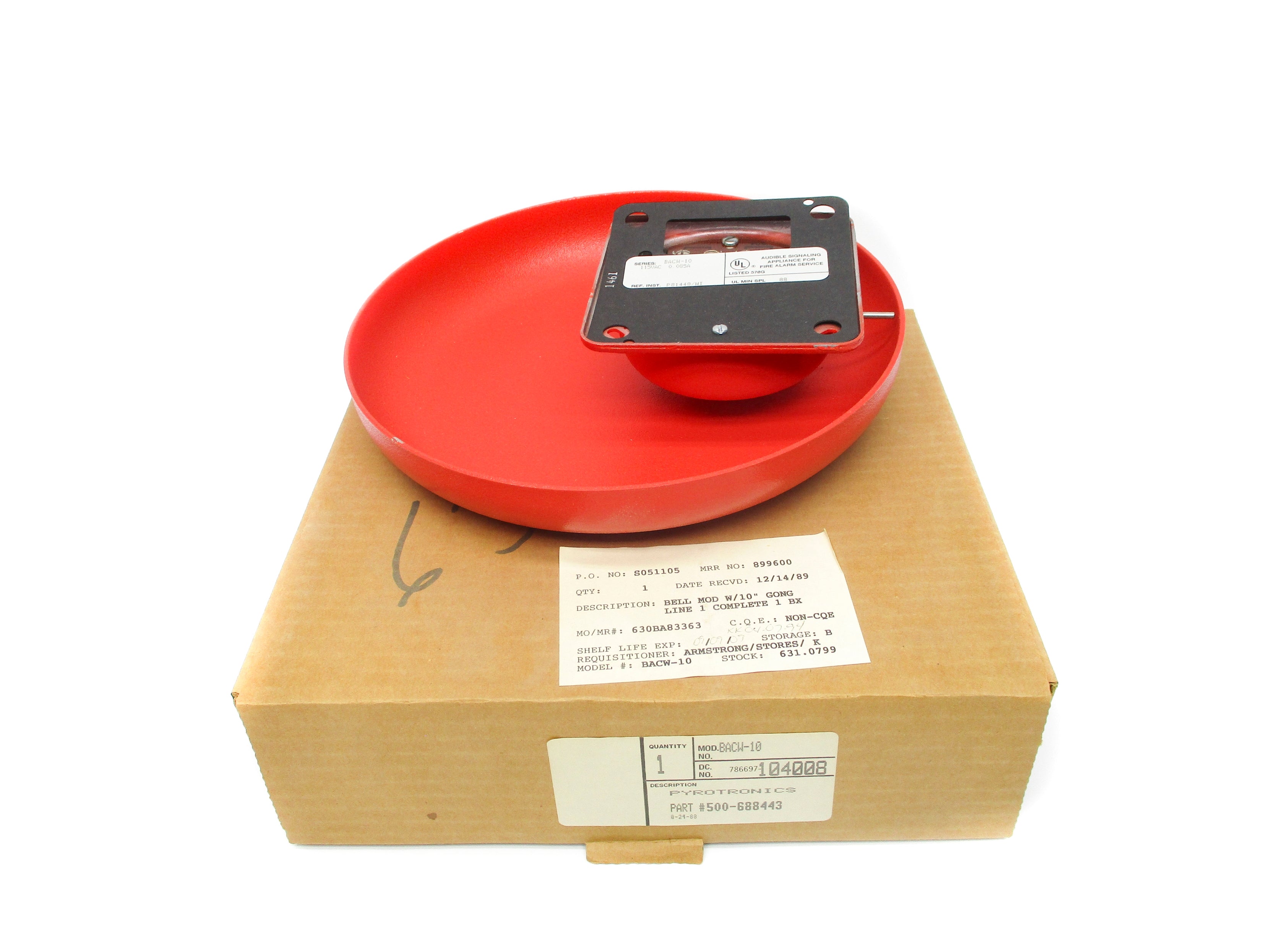 PYROTRONICS BACW-10 500-688443 NSMP
