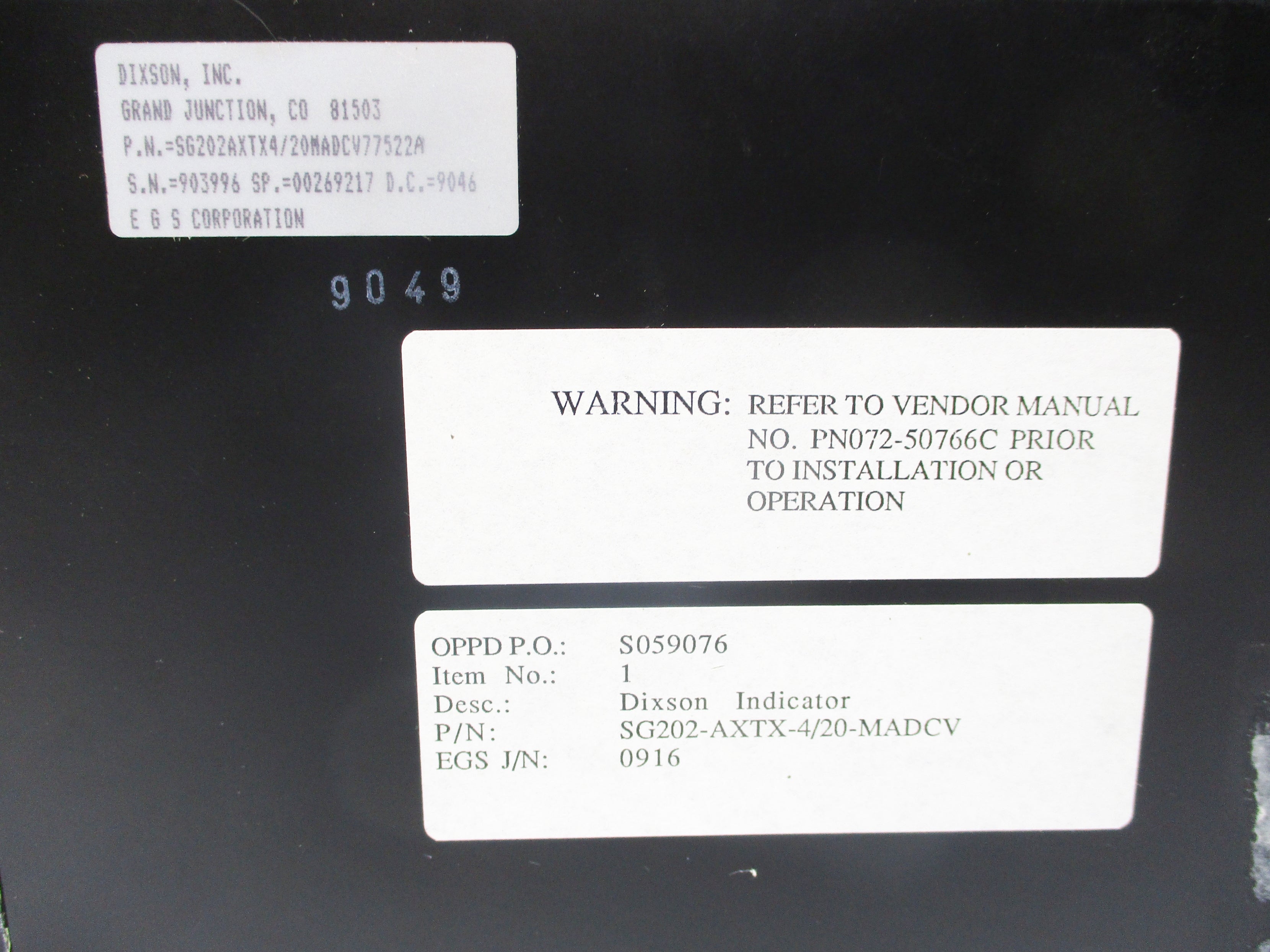 DIXSON SG202AXTX4/20MADCV77522A NSMP