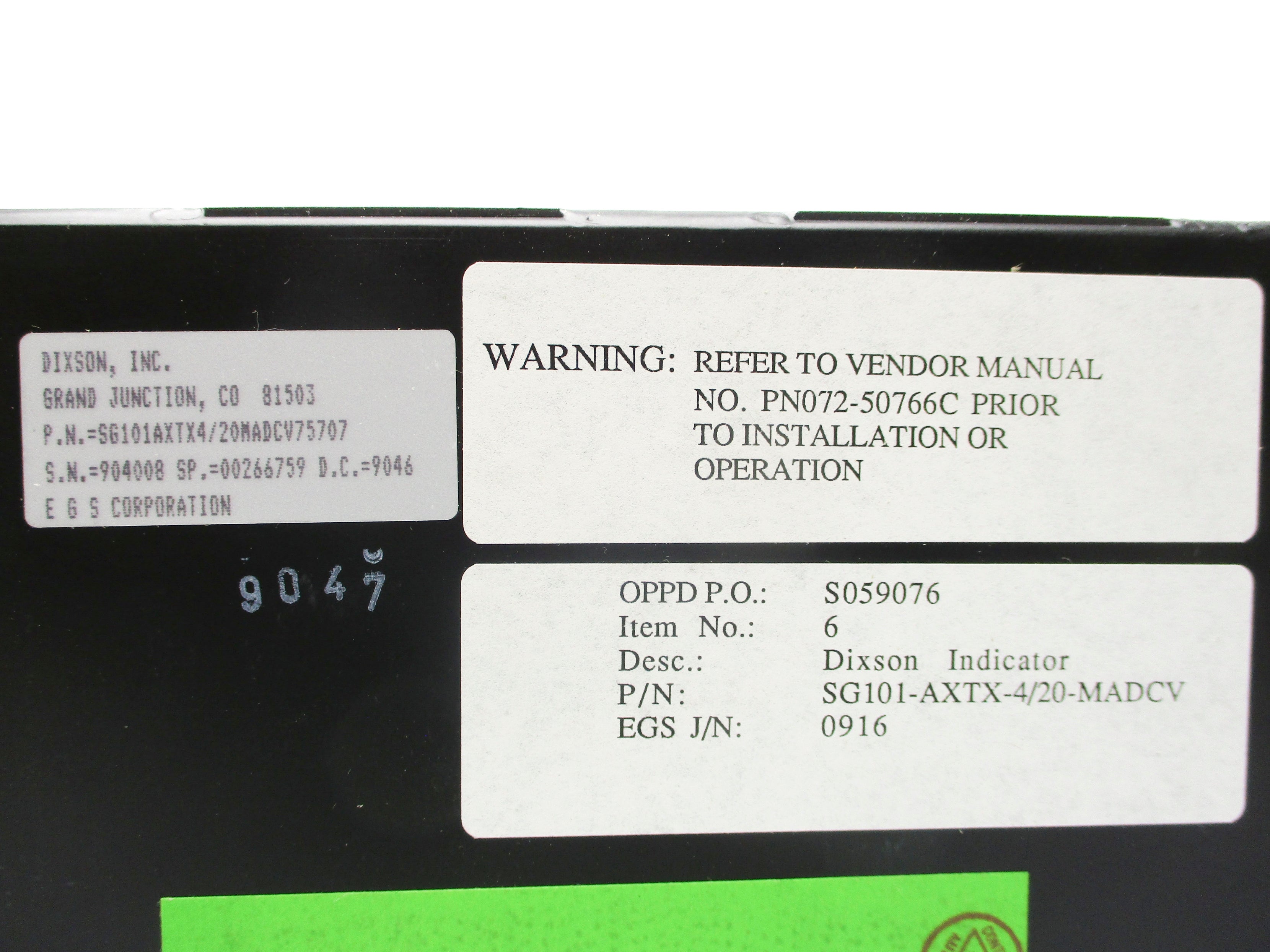 DIXSON SG101AXTX4/20MADCV75707 NSMP