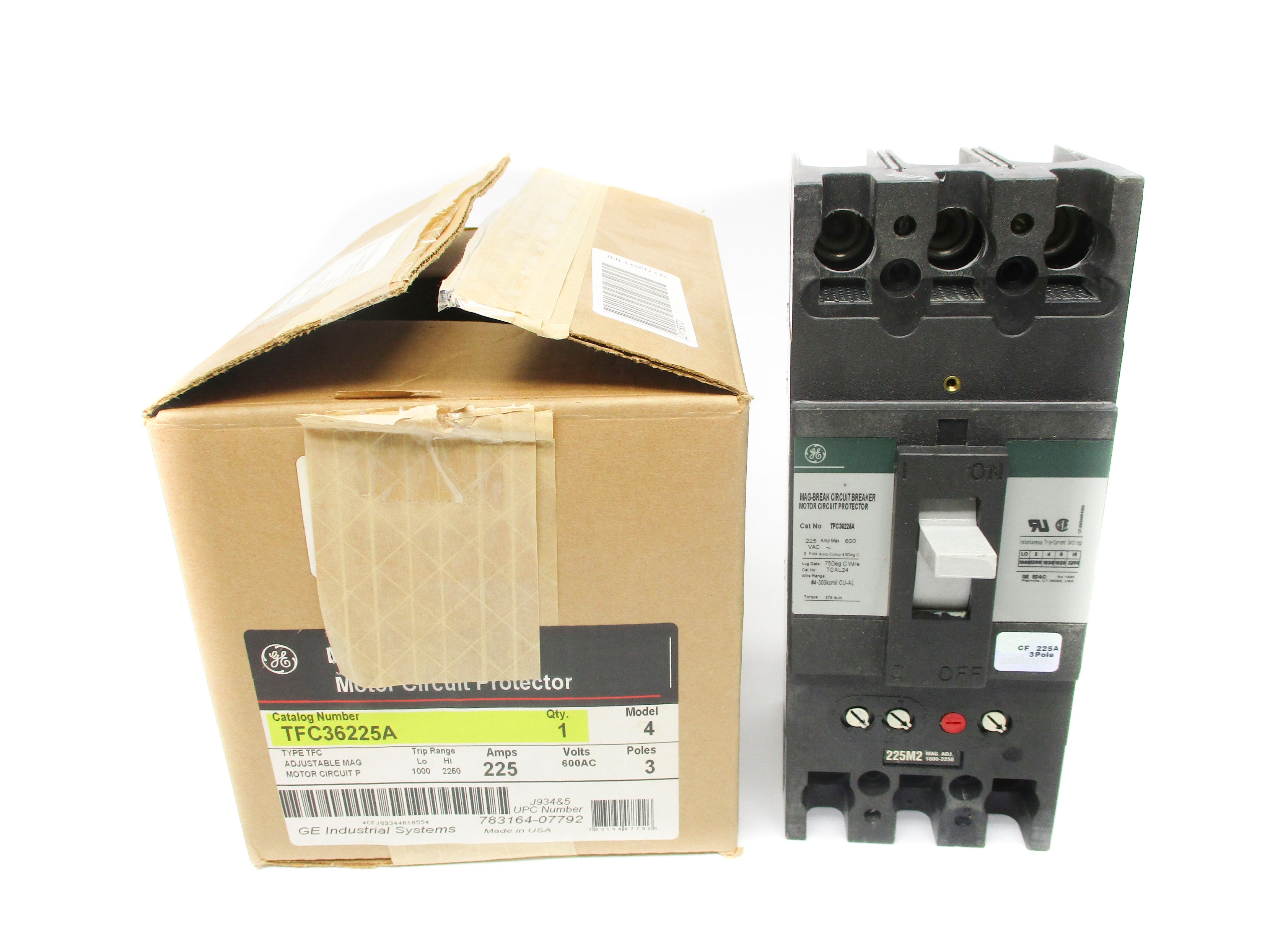 GENERAL ELECTRIC TFC36225A 225A NSMP