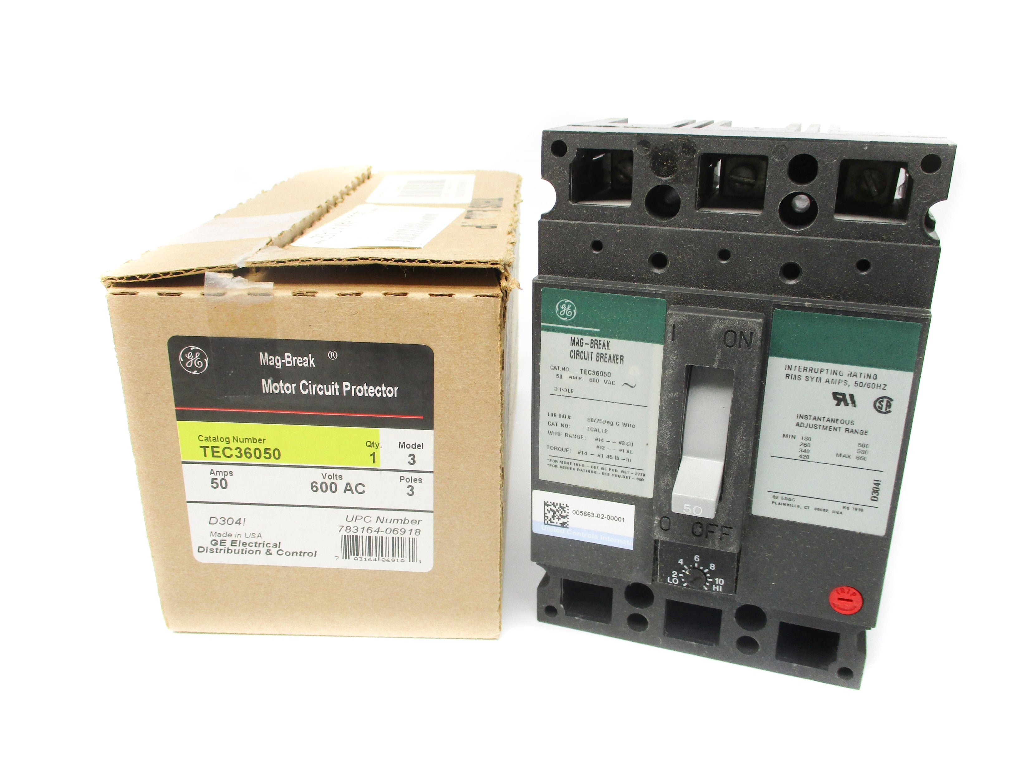 GENERAL ELECTRIC TEC36050 50A NSMP