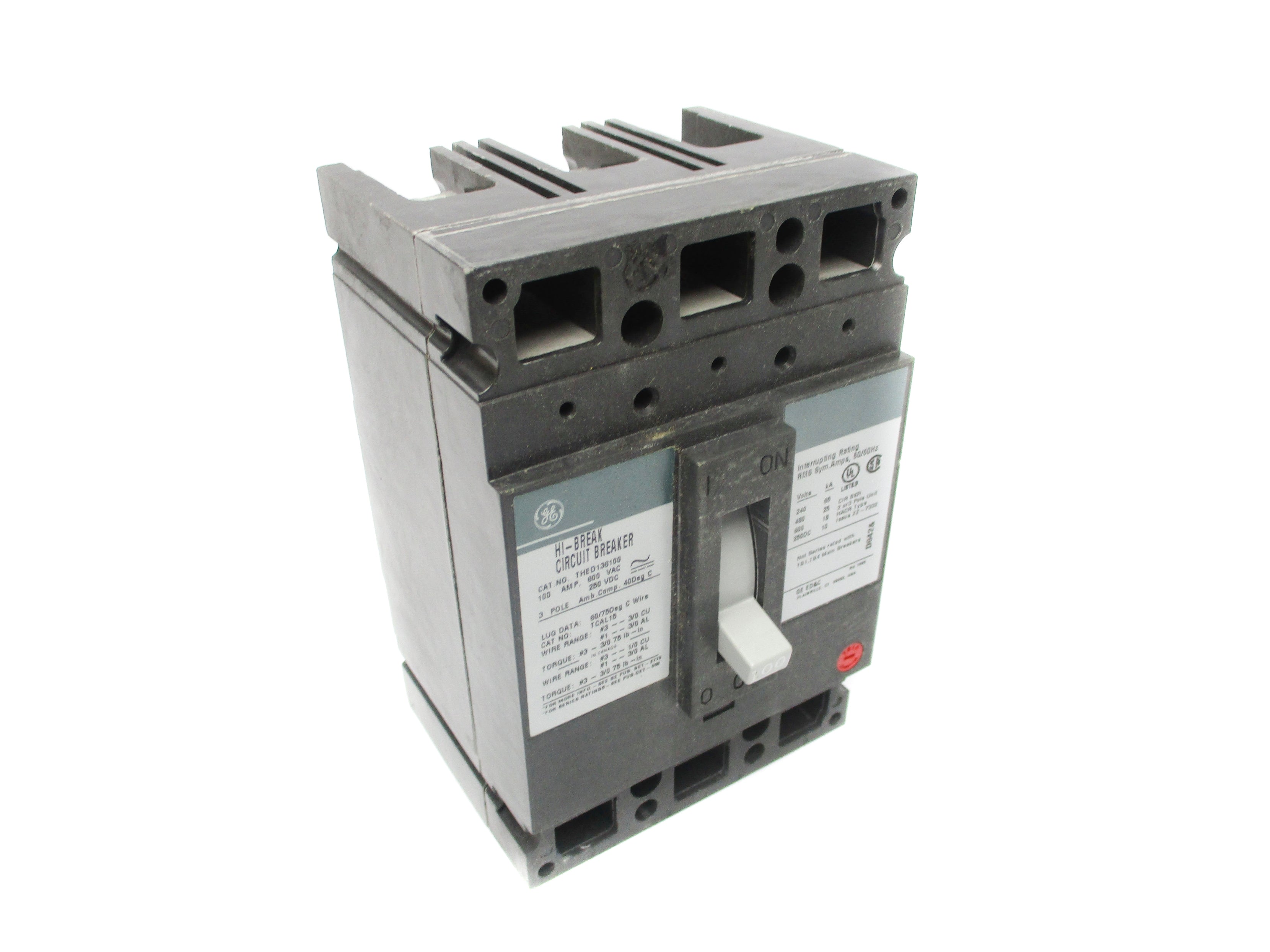 GENERAL ELECTRIC THED136100WL 100A NSMP