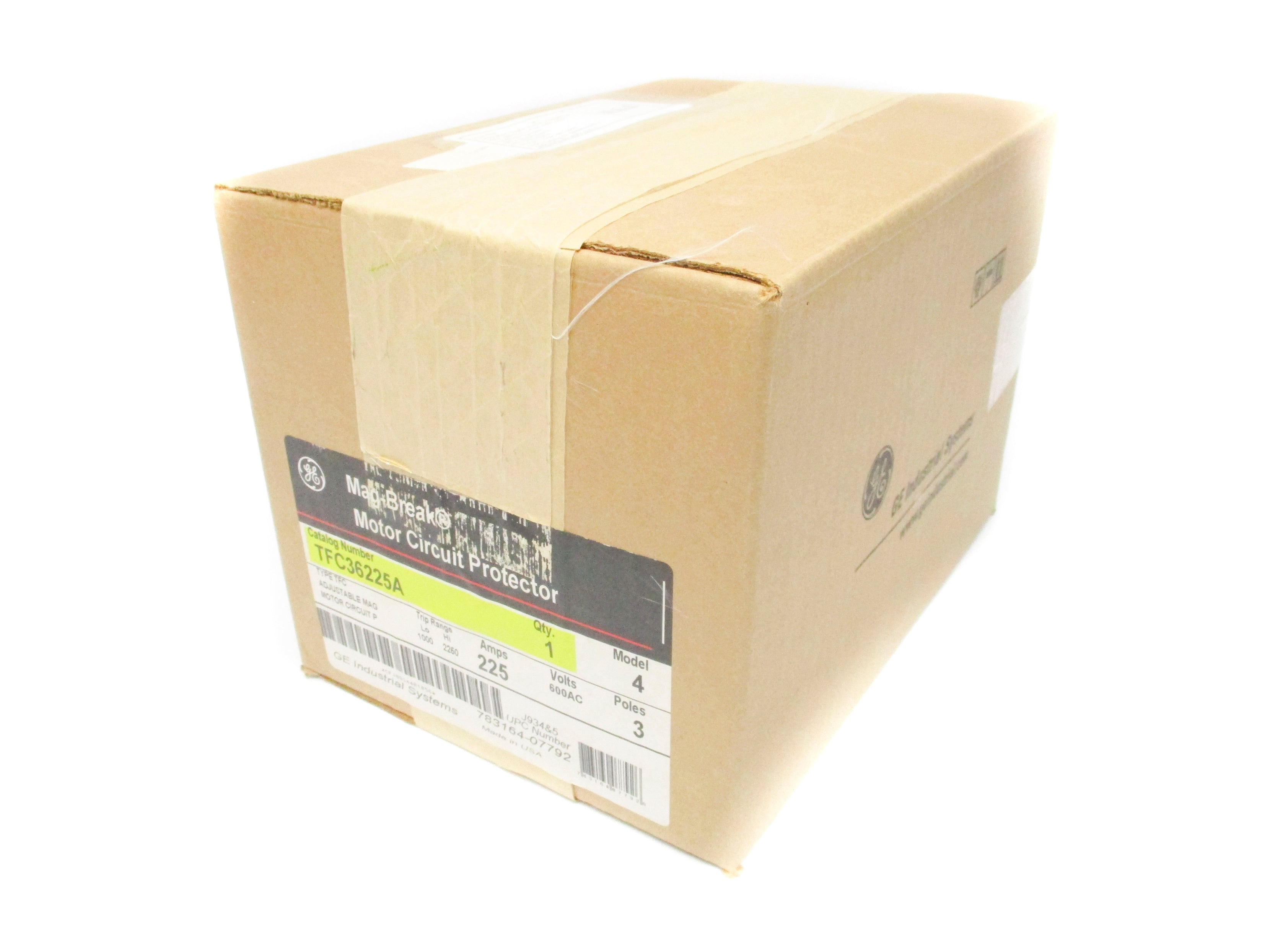 GENERAL ELECTRIC TFC36225A 600V 225A NSFS