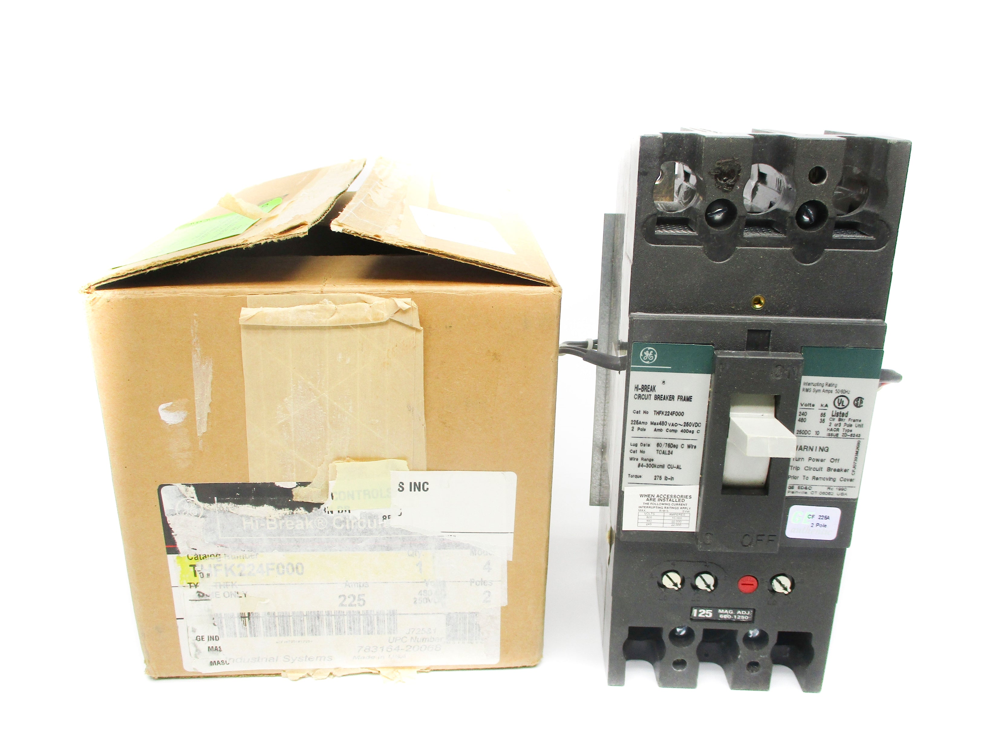 GENERAL ELECTRIC THFK224F000 225A NSMP
