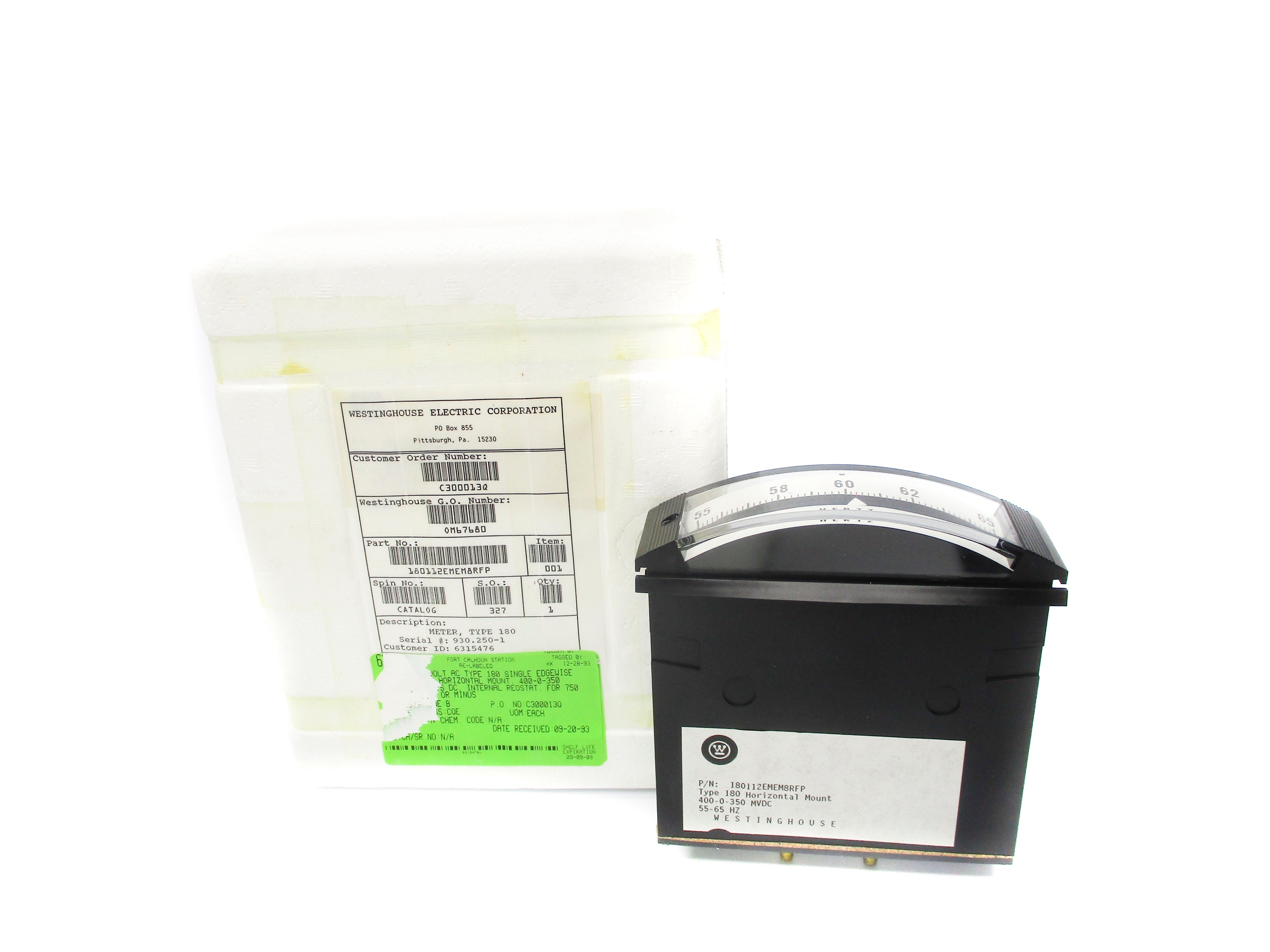 WESTINGHOUSE 180112EMEM8RFP TYPE 180 NSMP