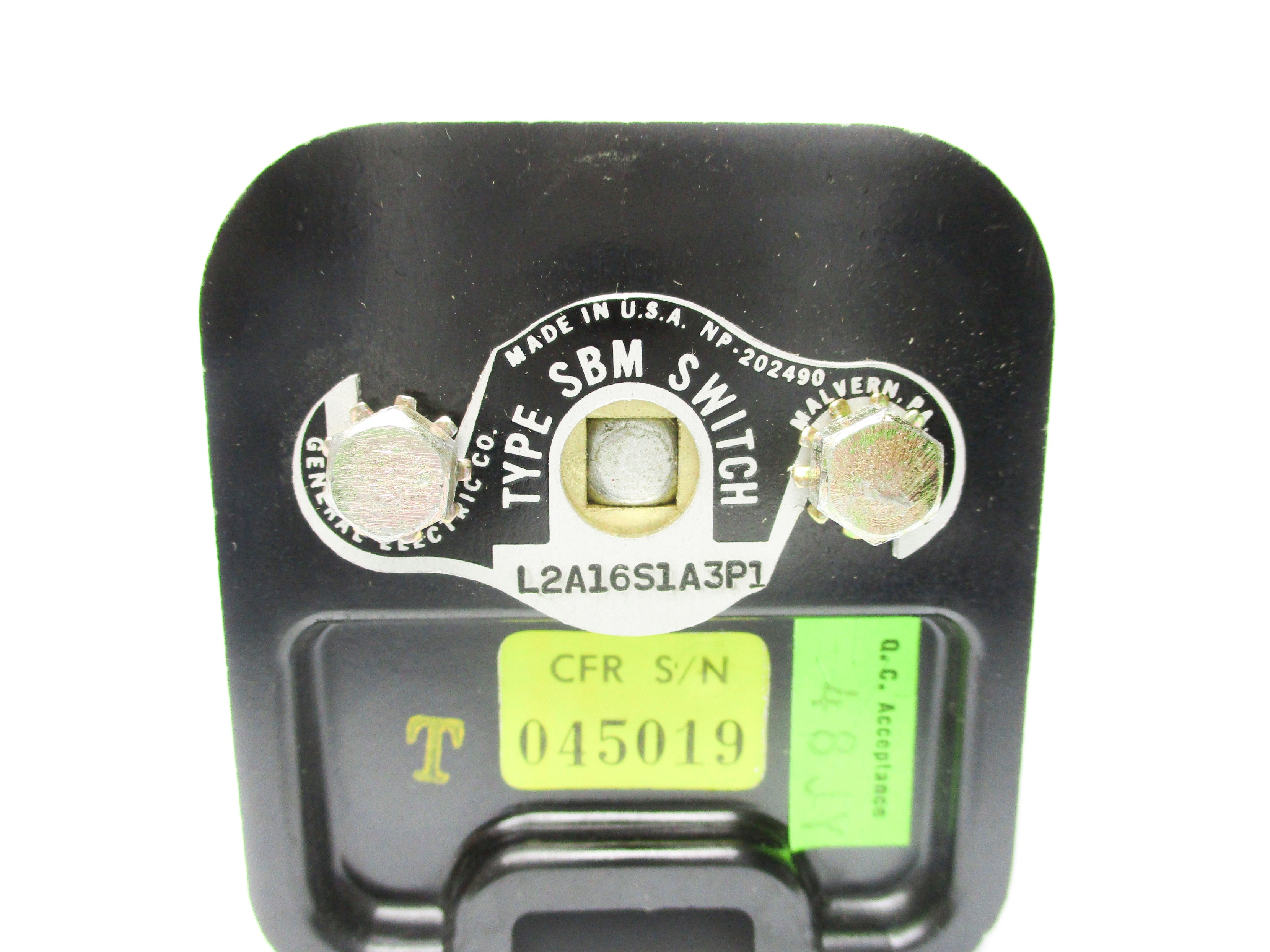 GENERAL ELECTRIC 16SBML2A16S1A3P1 SBML2A16S1A3P1NSNP