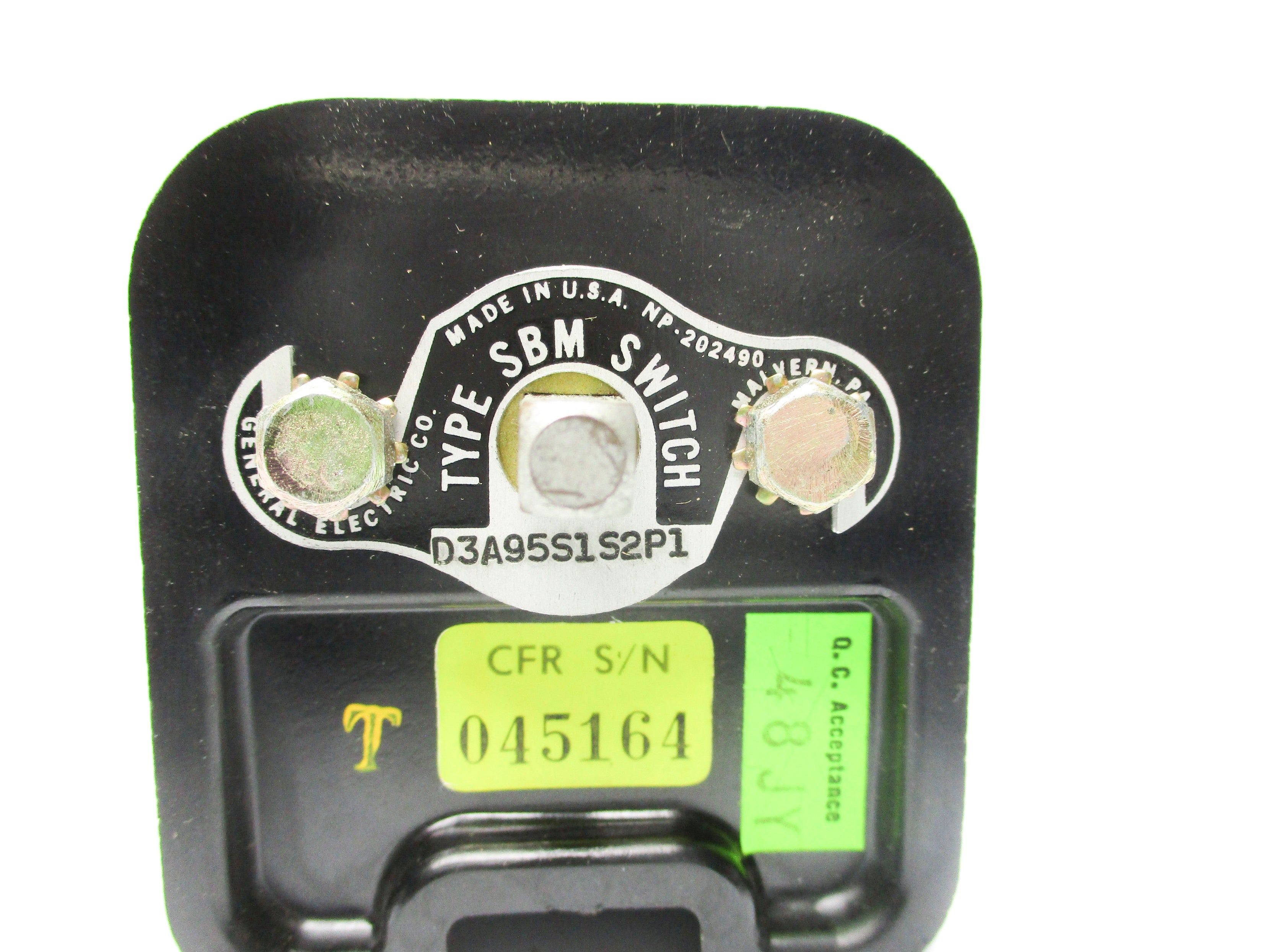GENERAL ELECTRIC 16SBMD3A95S1S2P1 SBMD3A95S1S2P1 NSNP