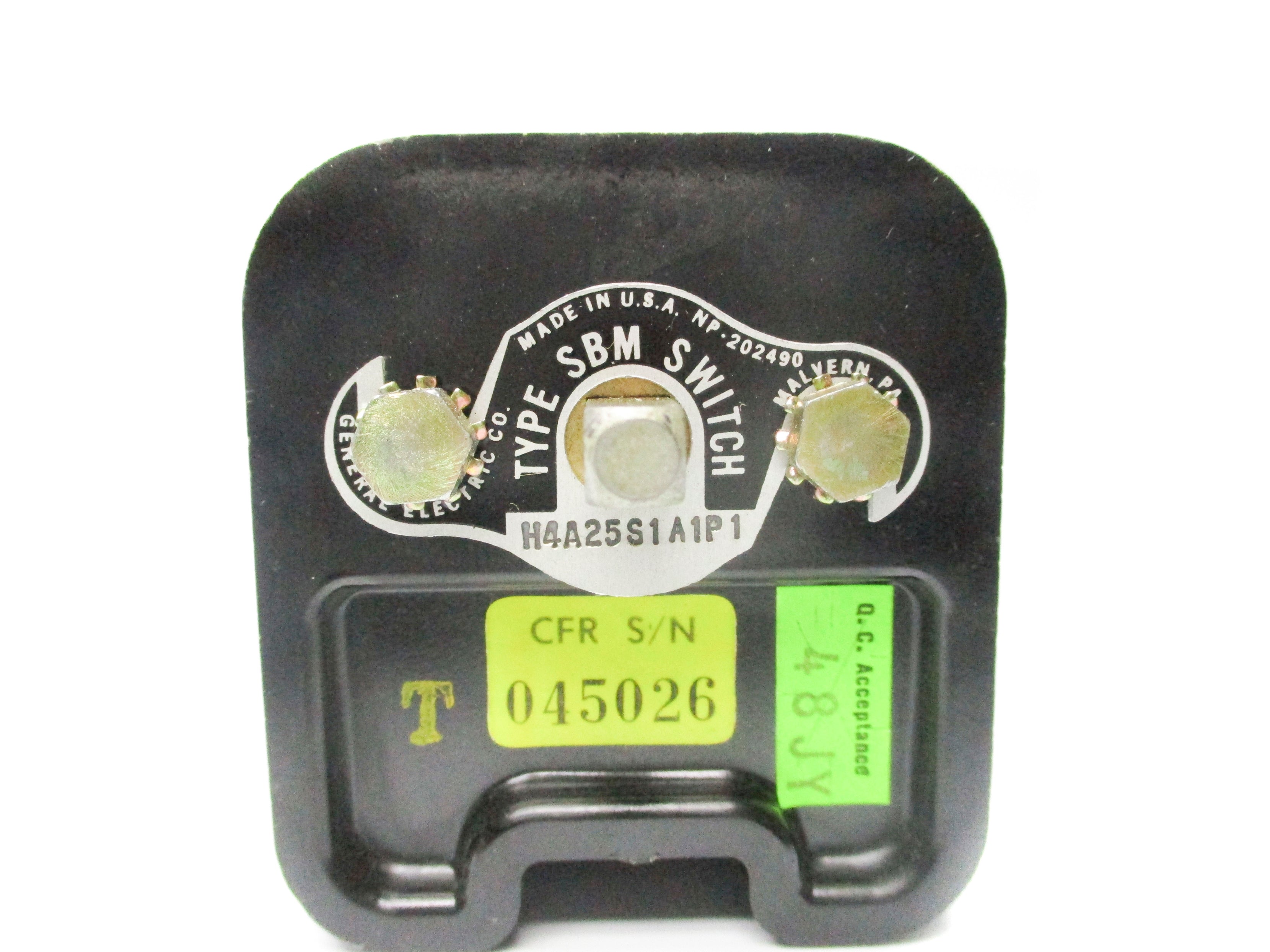 GENERAL ELECTRIC 16SBMH4A25S1A1P1 SBMH4A25S1A1P1 NSNP
