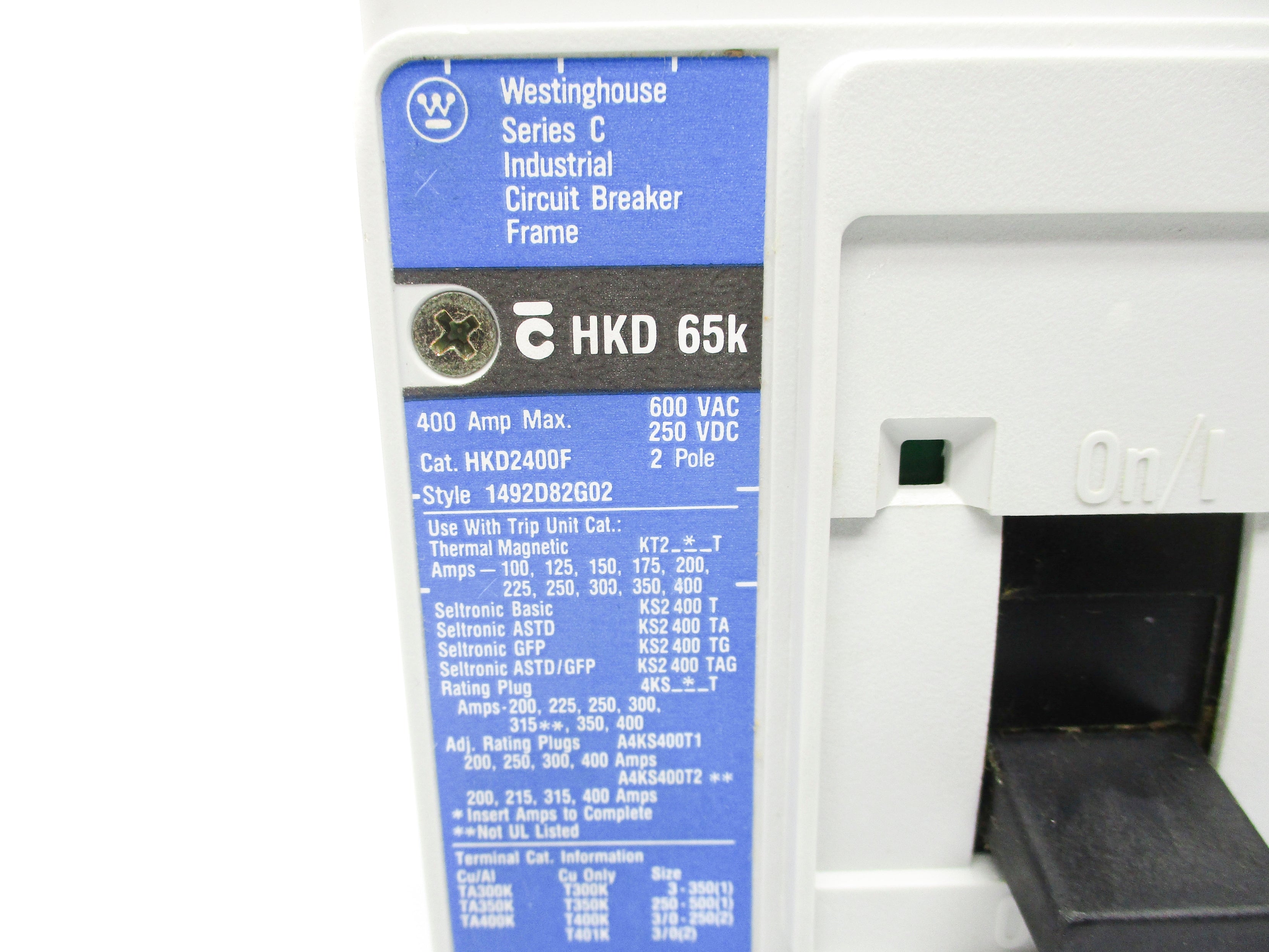 WESTINGHOUSE HKD2225 SER.C 225A NSNP