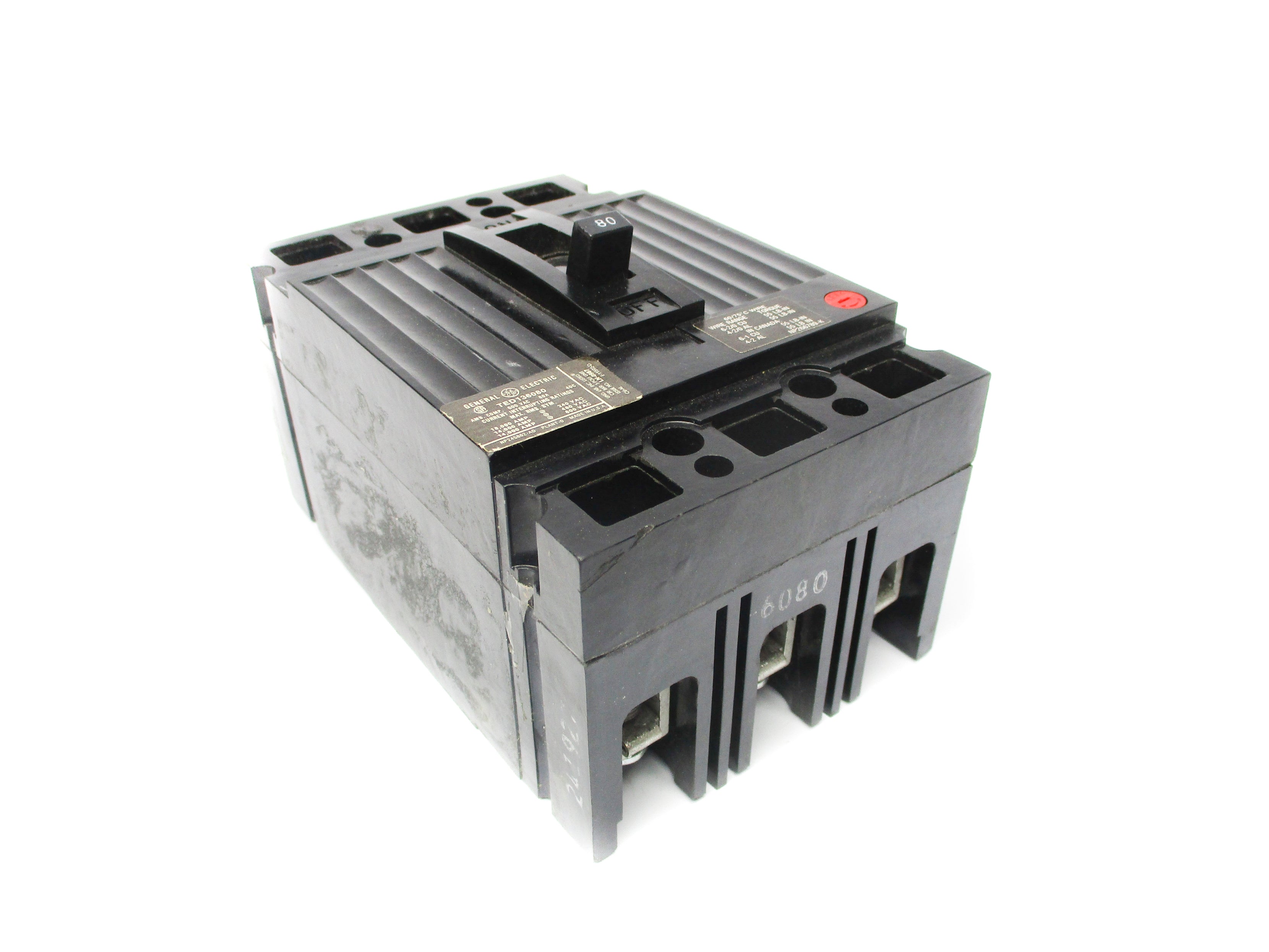GENERAL ELECTRIC TED136080WL 80A NSMP