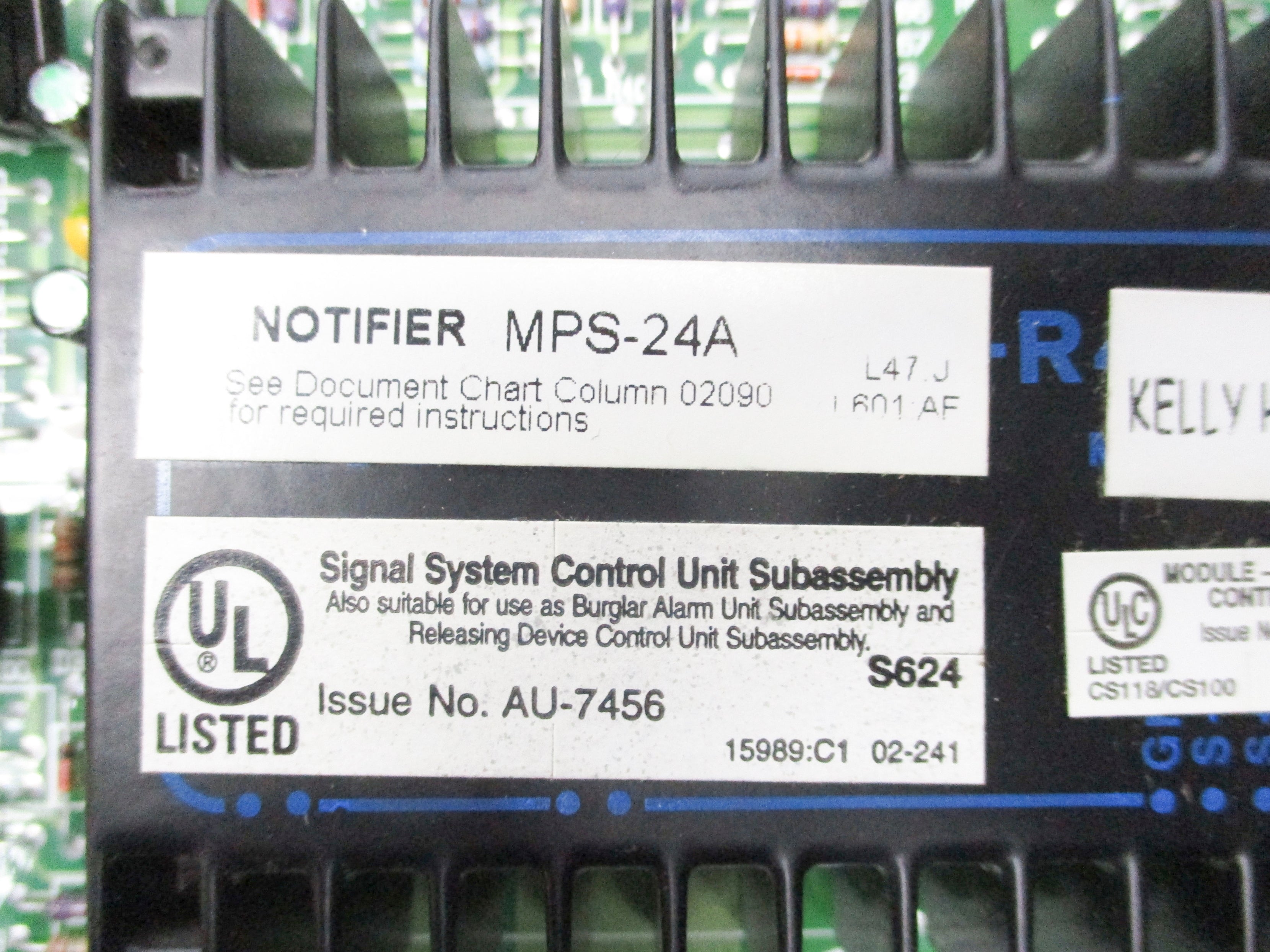 NOTIFIER MPS-24A NSMP