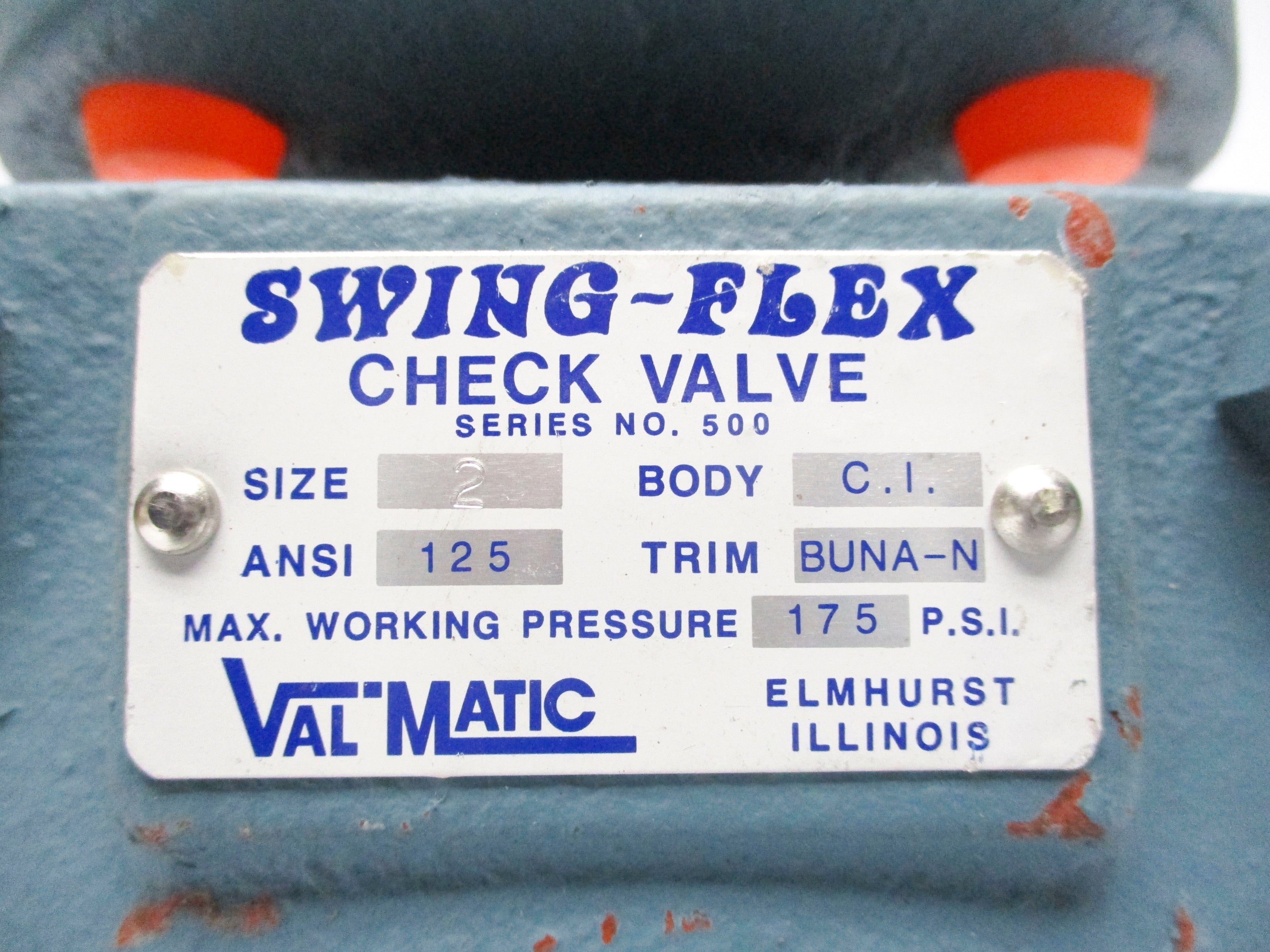 VAL MATIC NO. 502 SERIES 500 SIZE 2 NSNP