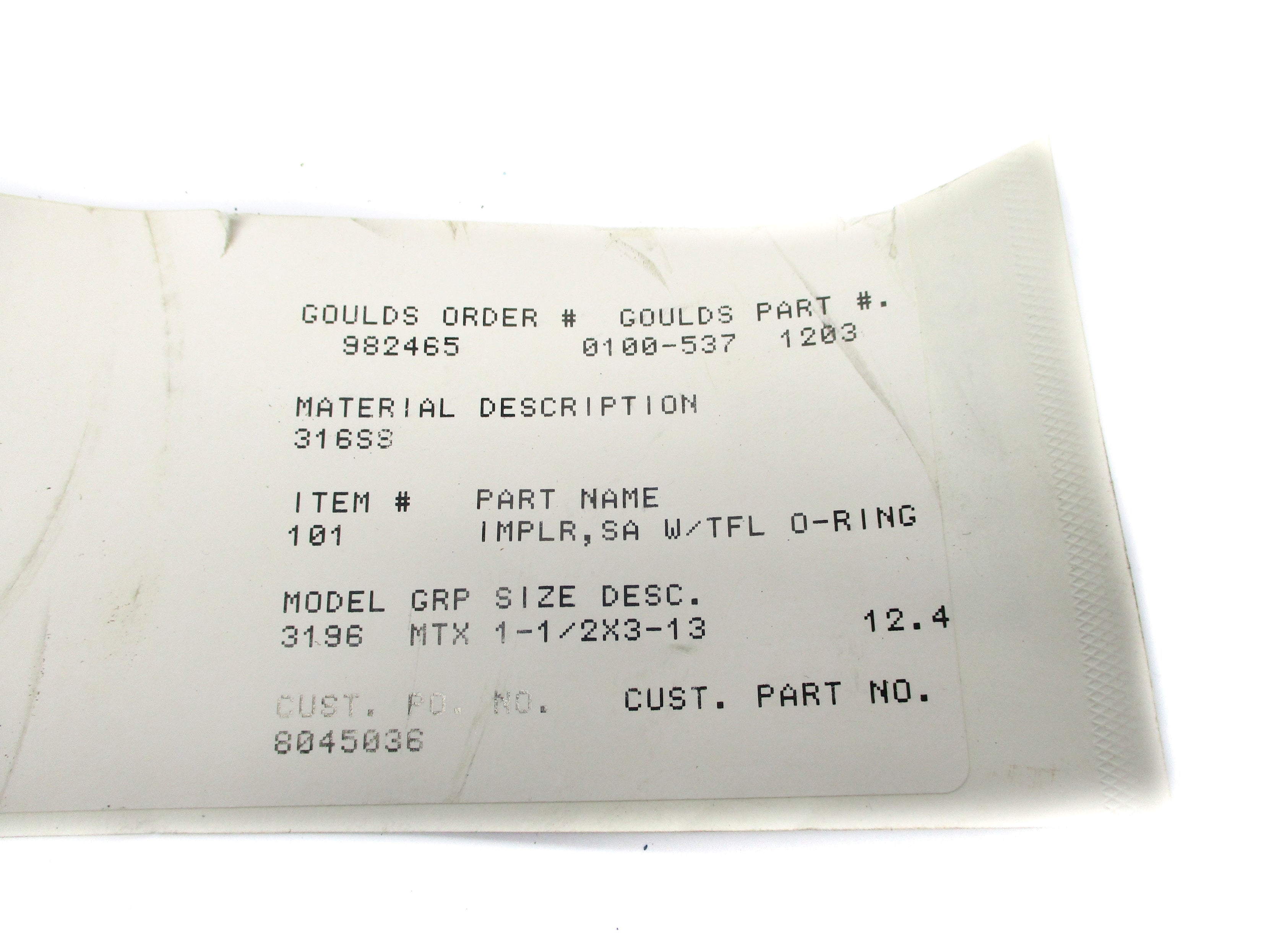 GOULD 0100-537-1203 MODEL 3196 NSNP