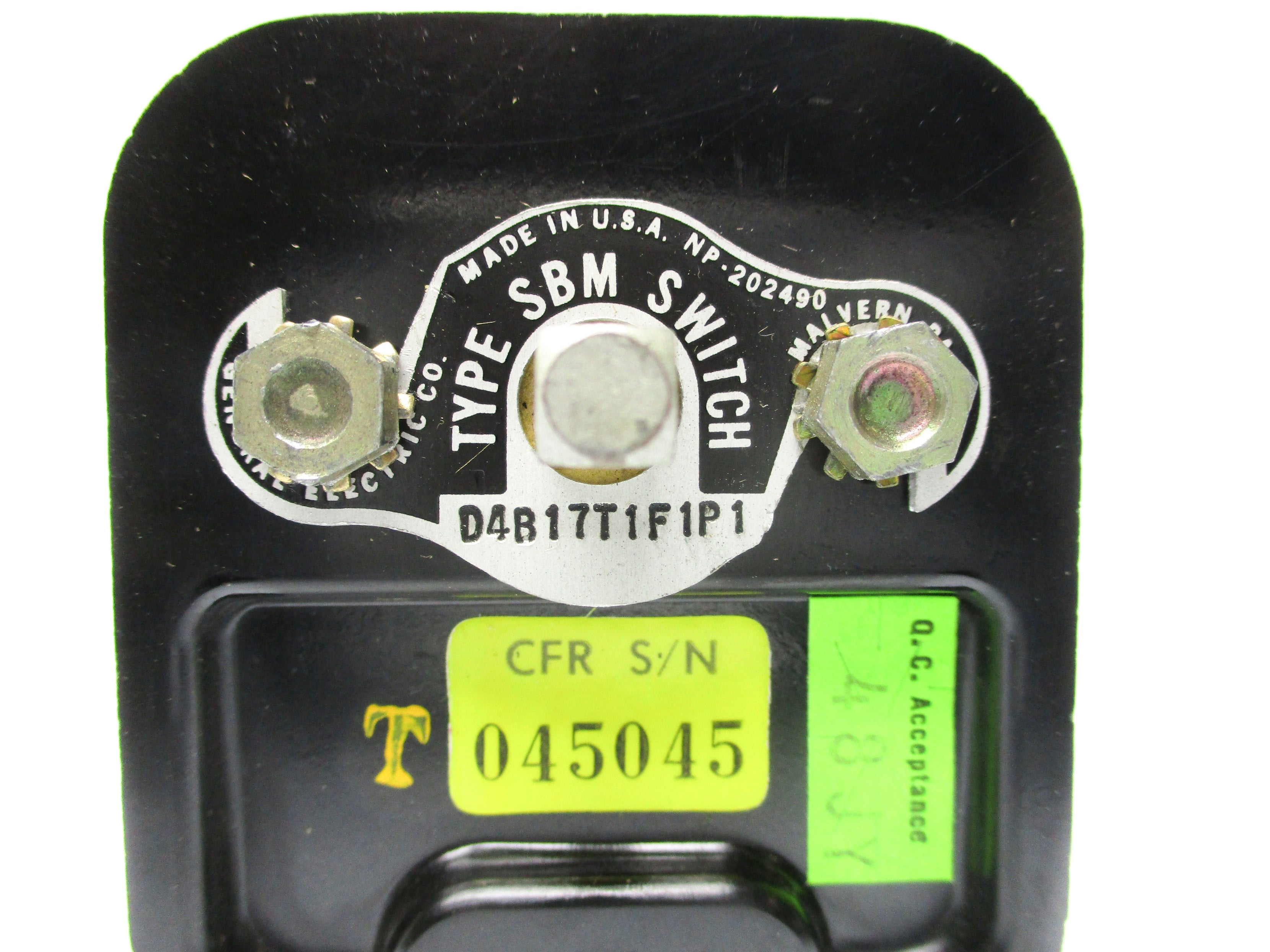 GENERAL ELECTRIC 16SBMD4B17T1F1P1 SBMD4B17T1F1P1 NSNP