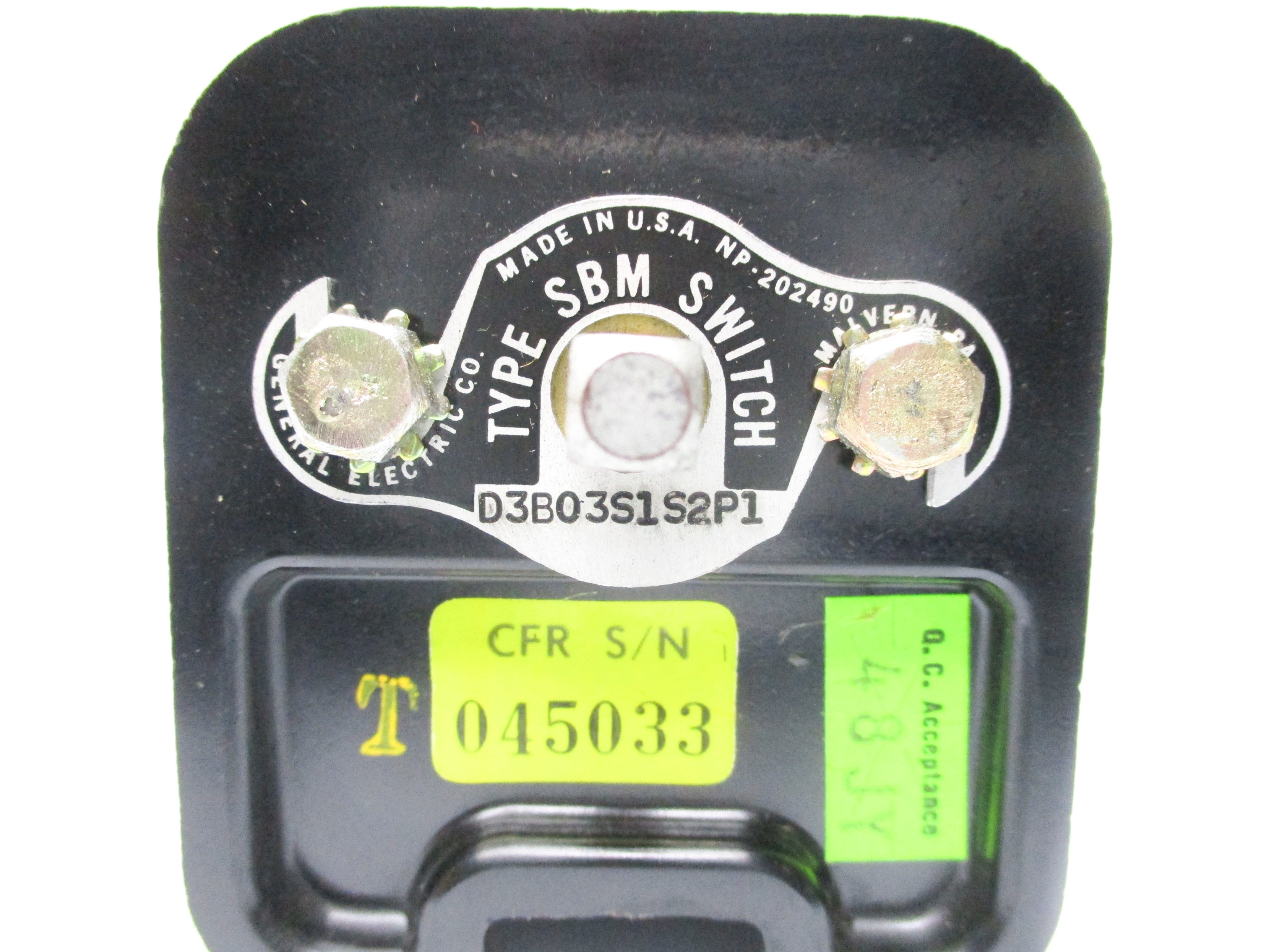 GENERAL ELECTRIC 16SBMD3B03S1S2P1 SBMD3B03S1S2P1 NSNP