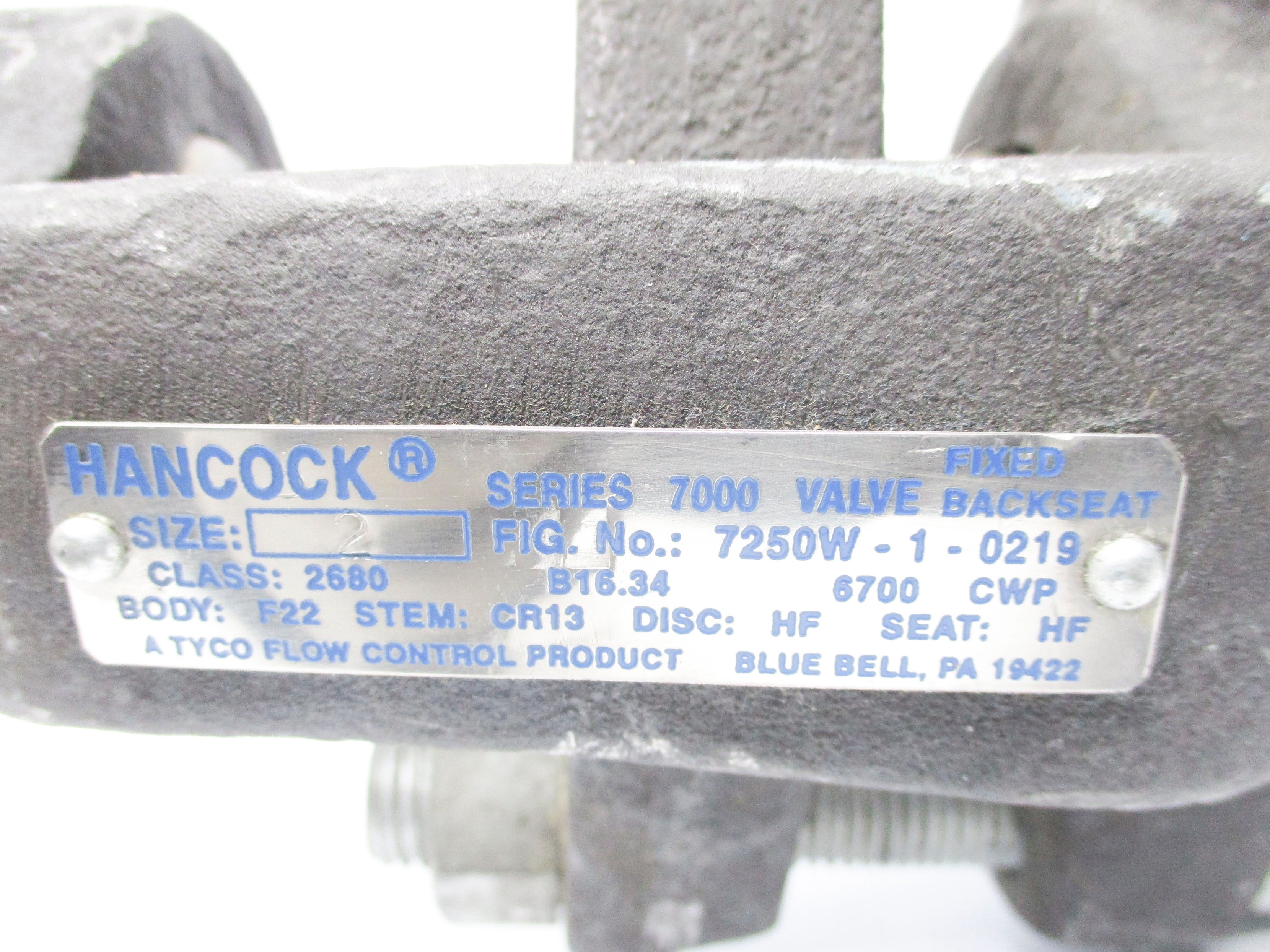 HANCOCK 7250W-1-0219 SERIES 7000 SIZE 2 NSNP