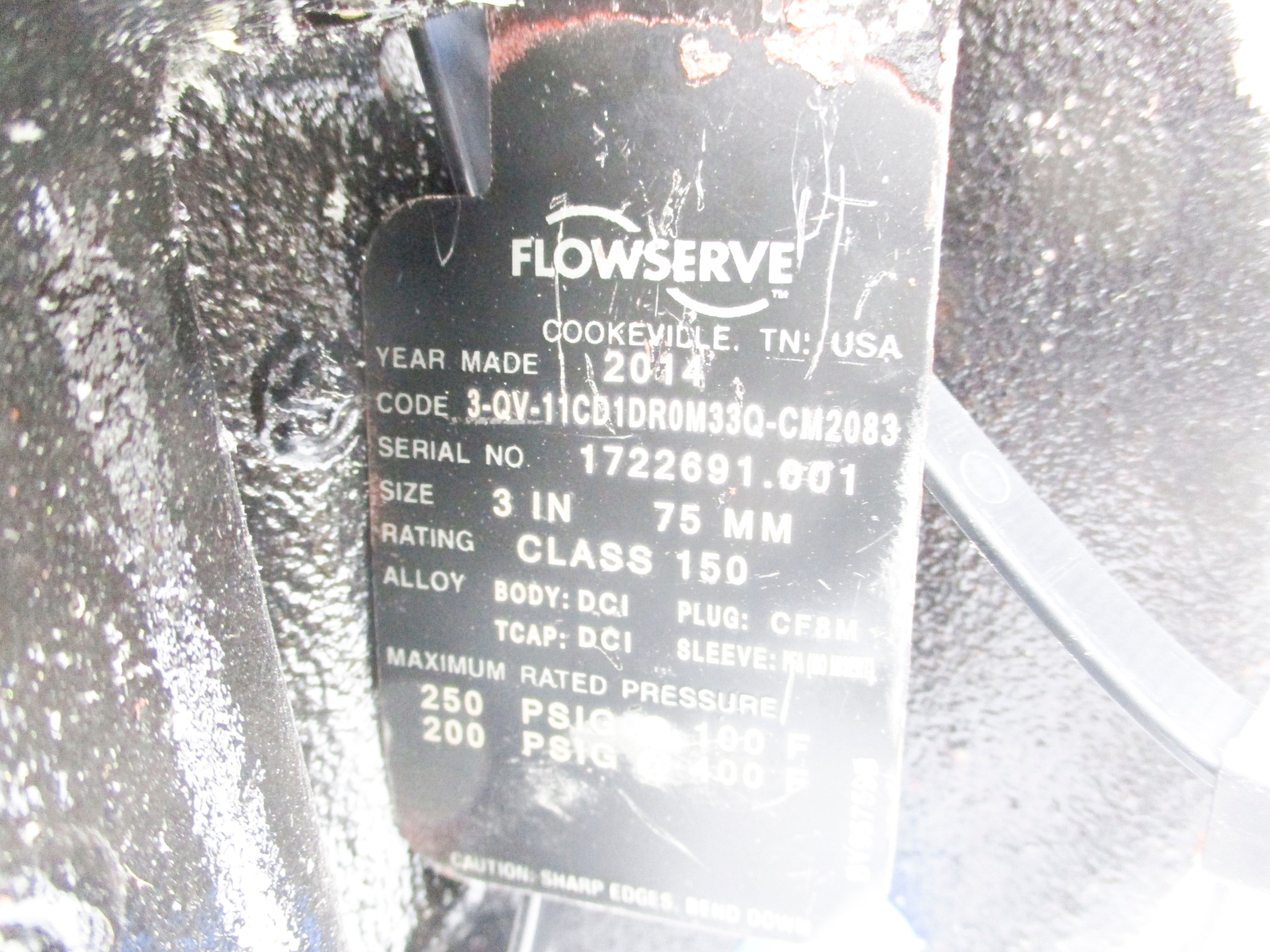 FLOWSERVE 3-QV-11CD1DROM33Q-CM2083 NSNP