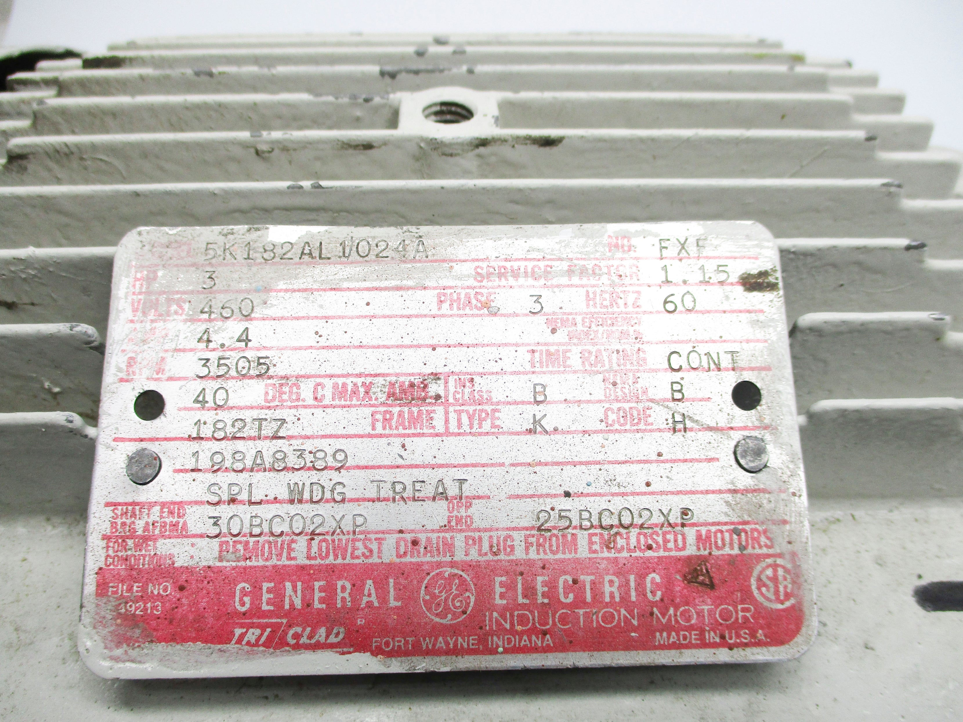 GENERAL ELECTRIC 5K182AL1024A UNMP