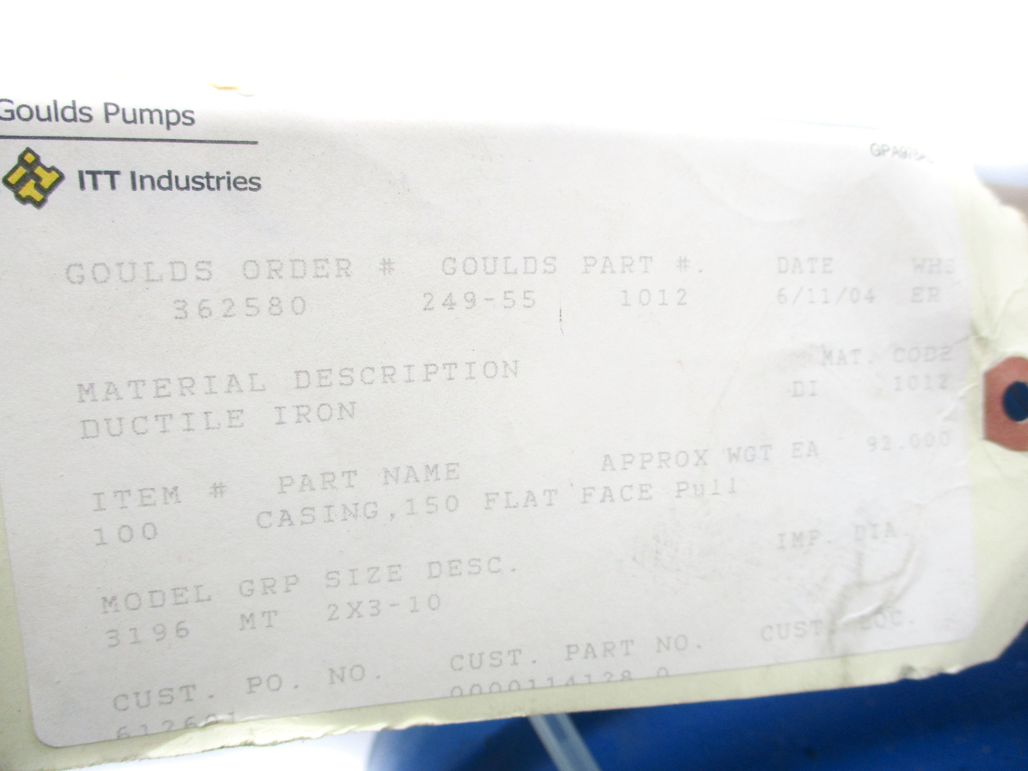 GOULD 249-55 2X3-10 NSNP