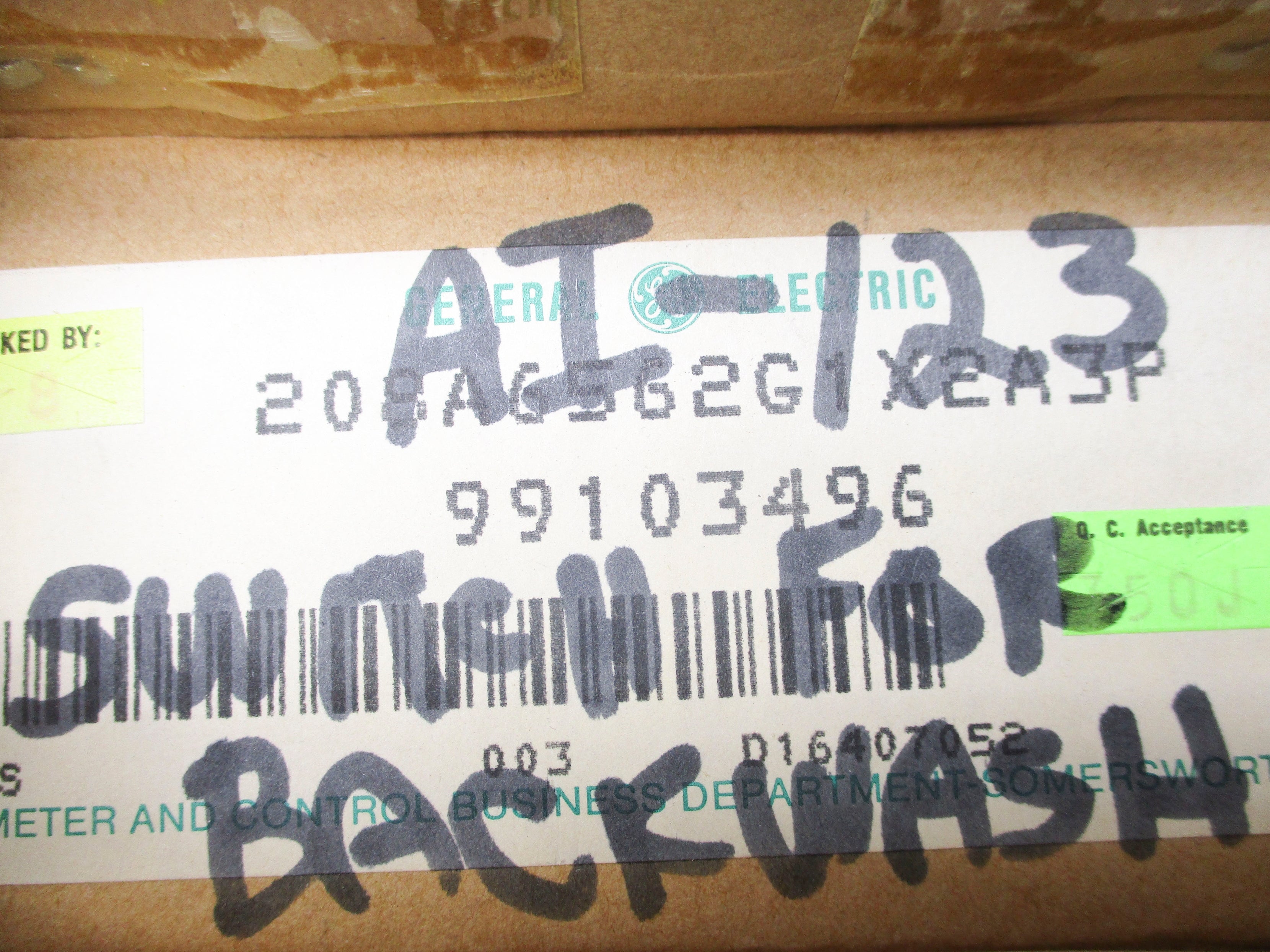 GENERAL ELECTRIC 208A6562G1X2A3P 99103496 NSFS