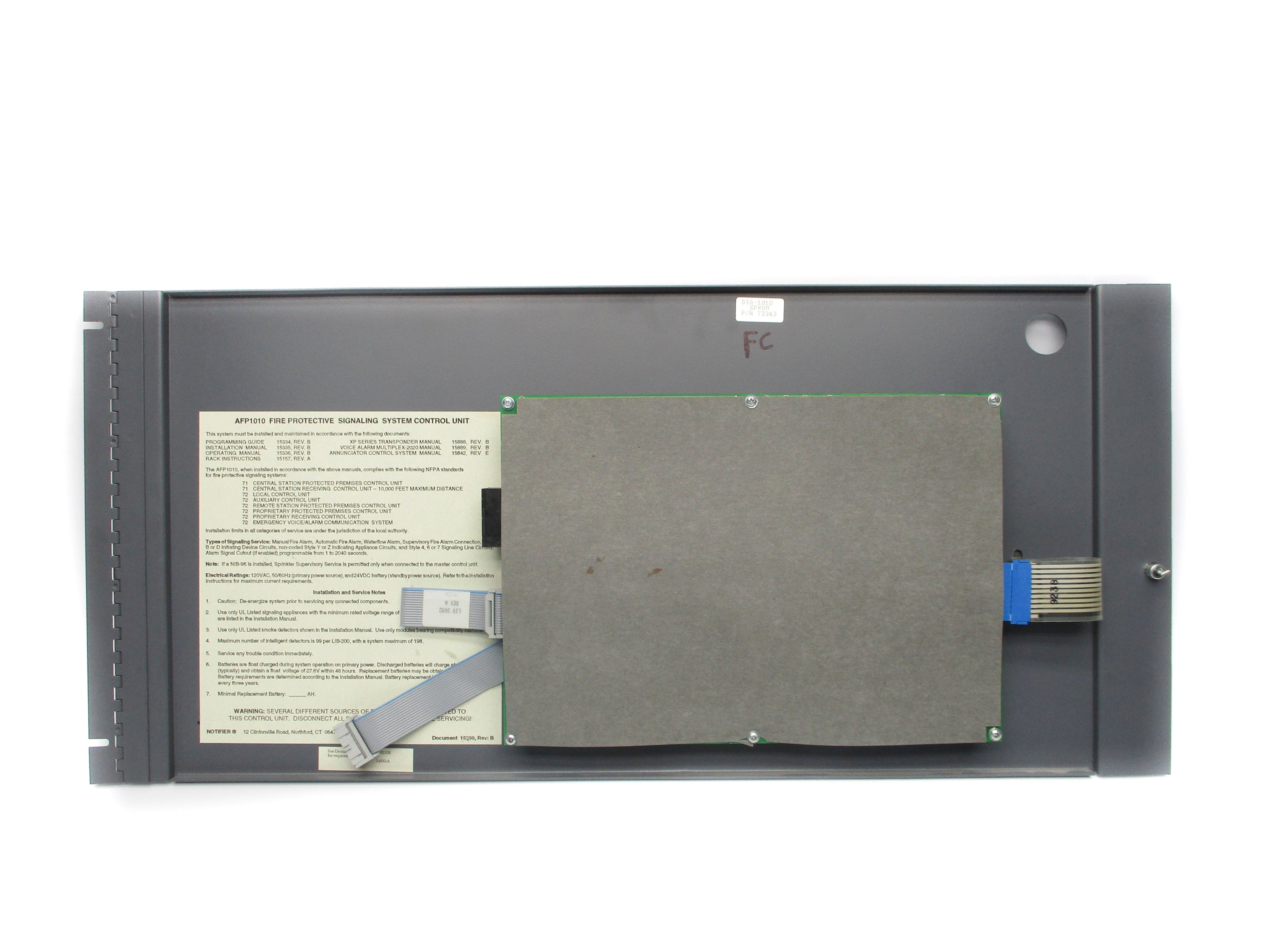 NOTIFIER AFP1010 73343 DIA-1010 NSNP