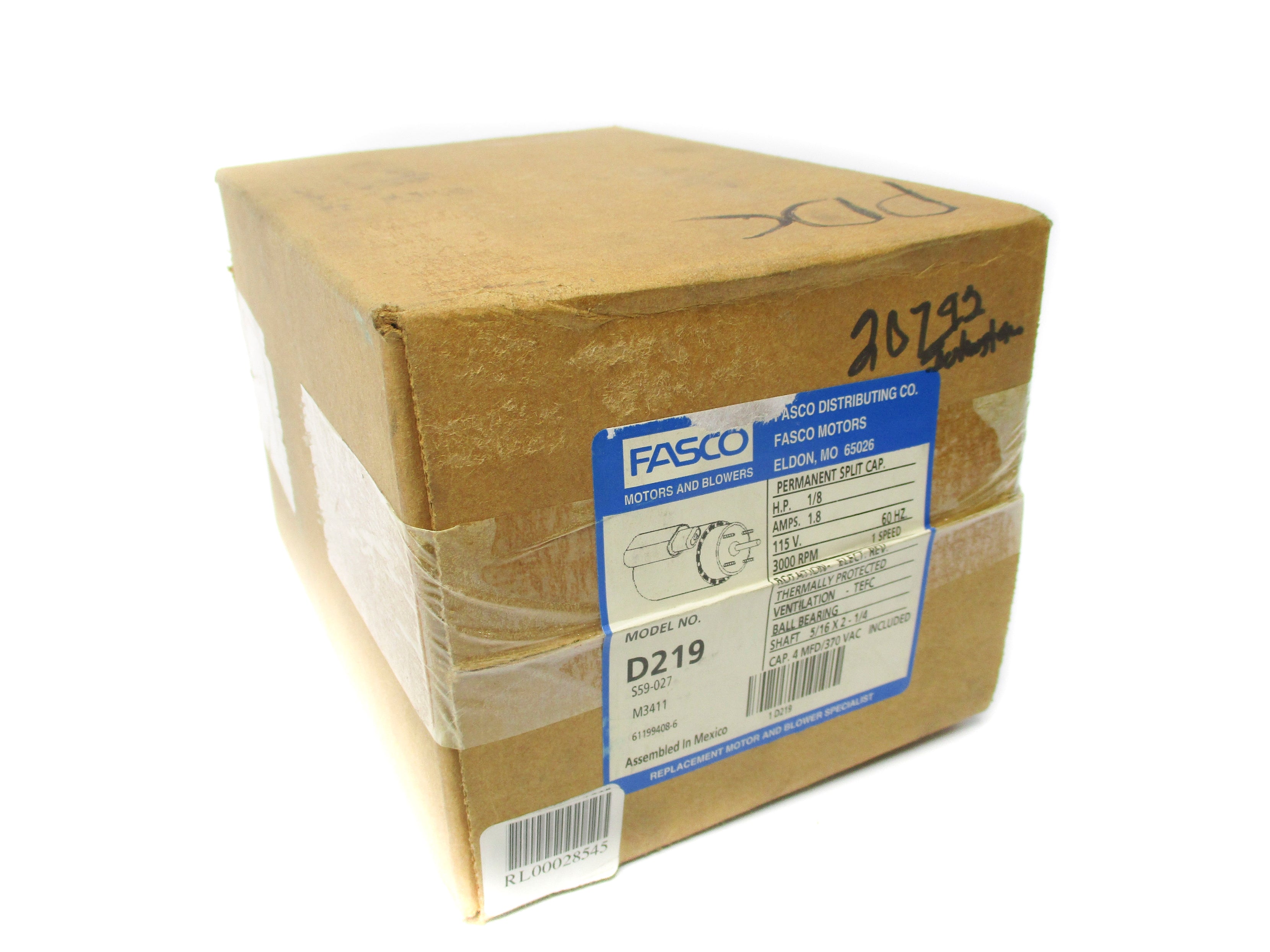 FASCO D219 NSFS