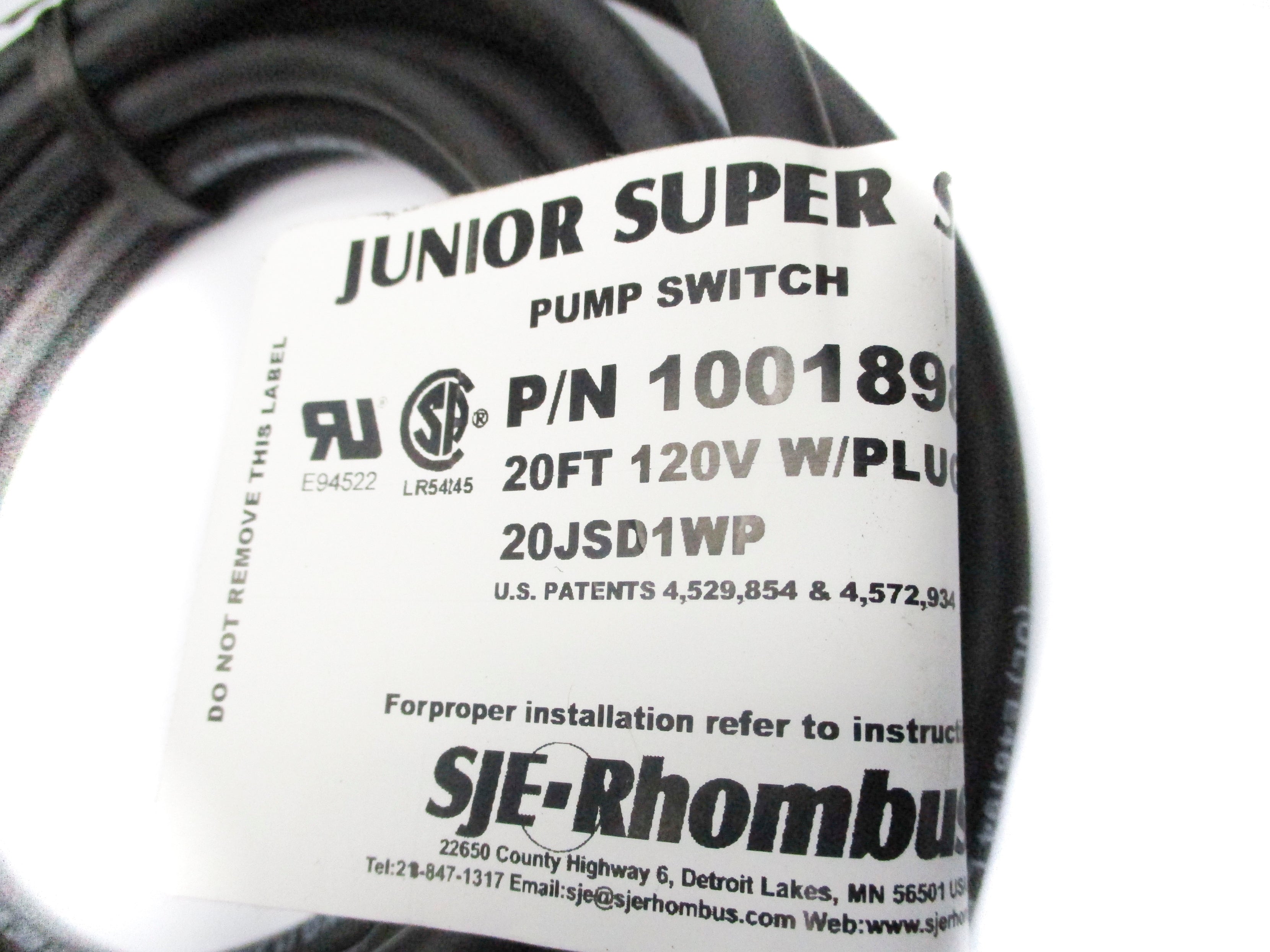 SJE-RHOMBUS 20JSD1WP 1001898 NSMP