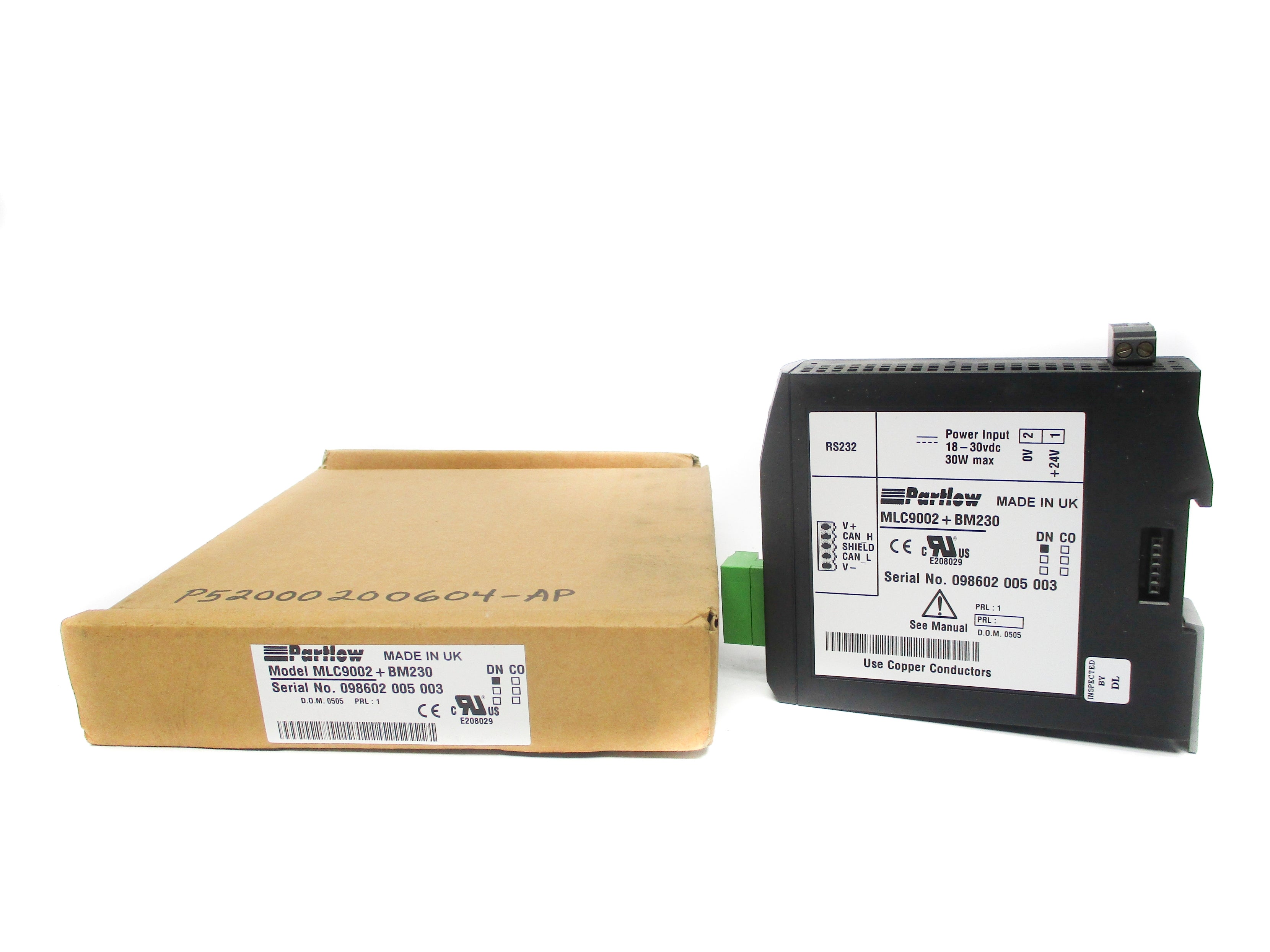PARTLOW MLC9002+BM230 MLC9002BM230DN NSMP