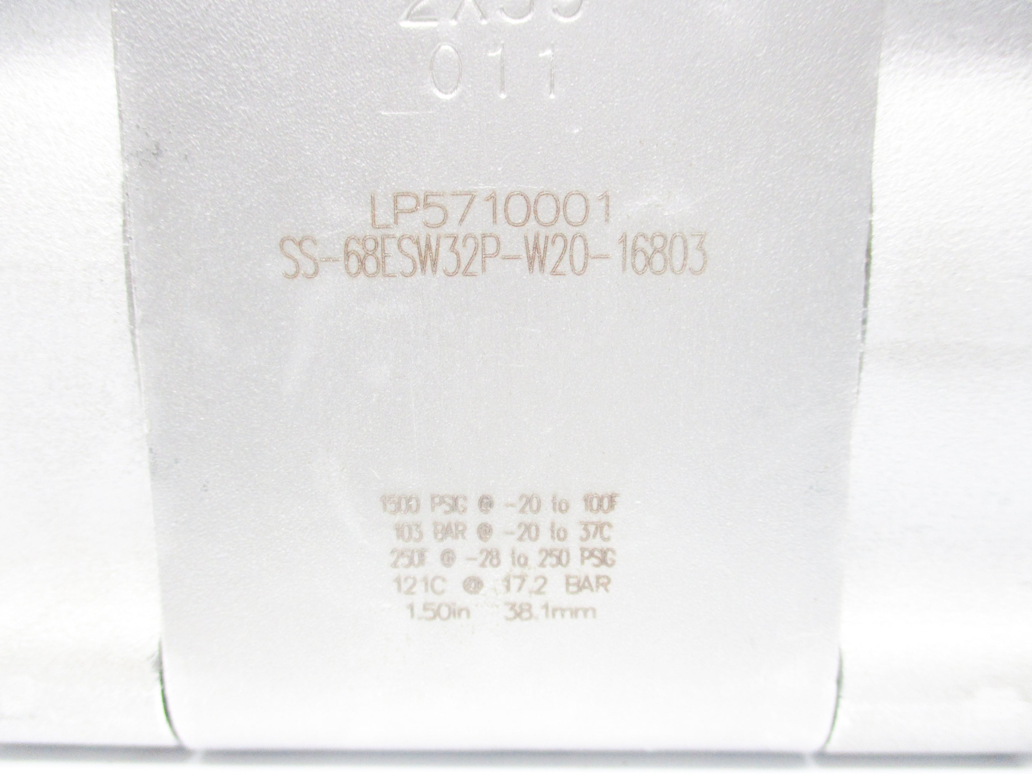 SWAGELOK SS-68ESW32P-W20-16803 NSNP