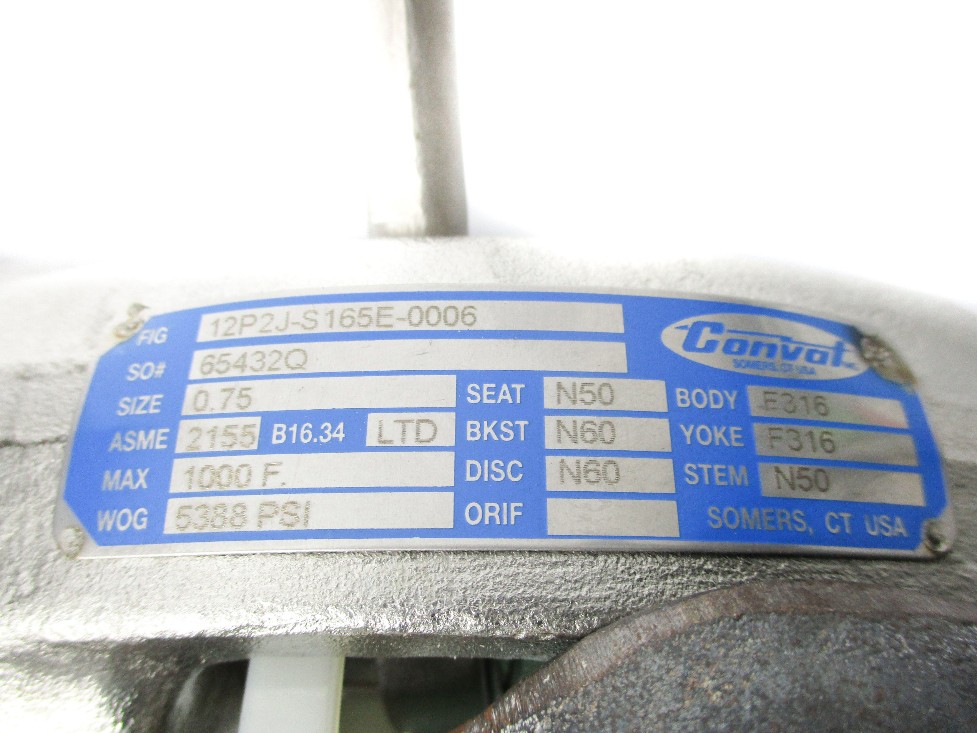 CONVAL 12P2J-S165E-0006 NSNP