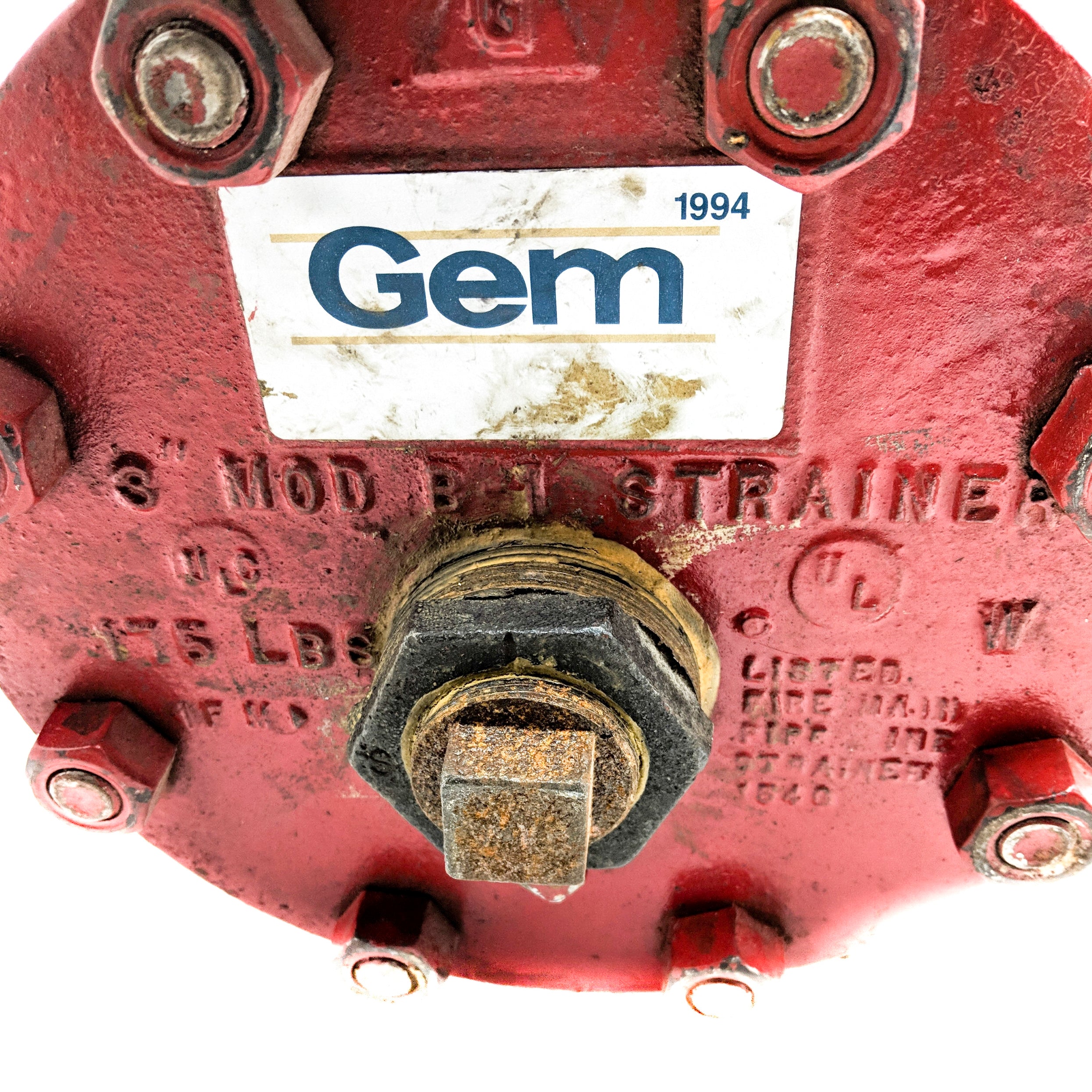 GEM 3" MOD B-1 STRAINER 175LBS PSI NSNP