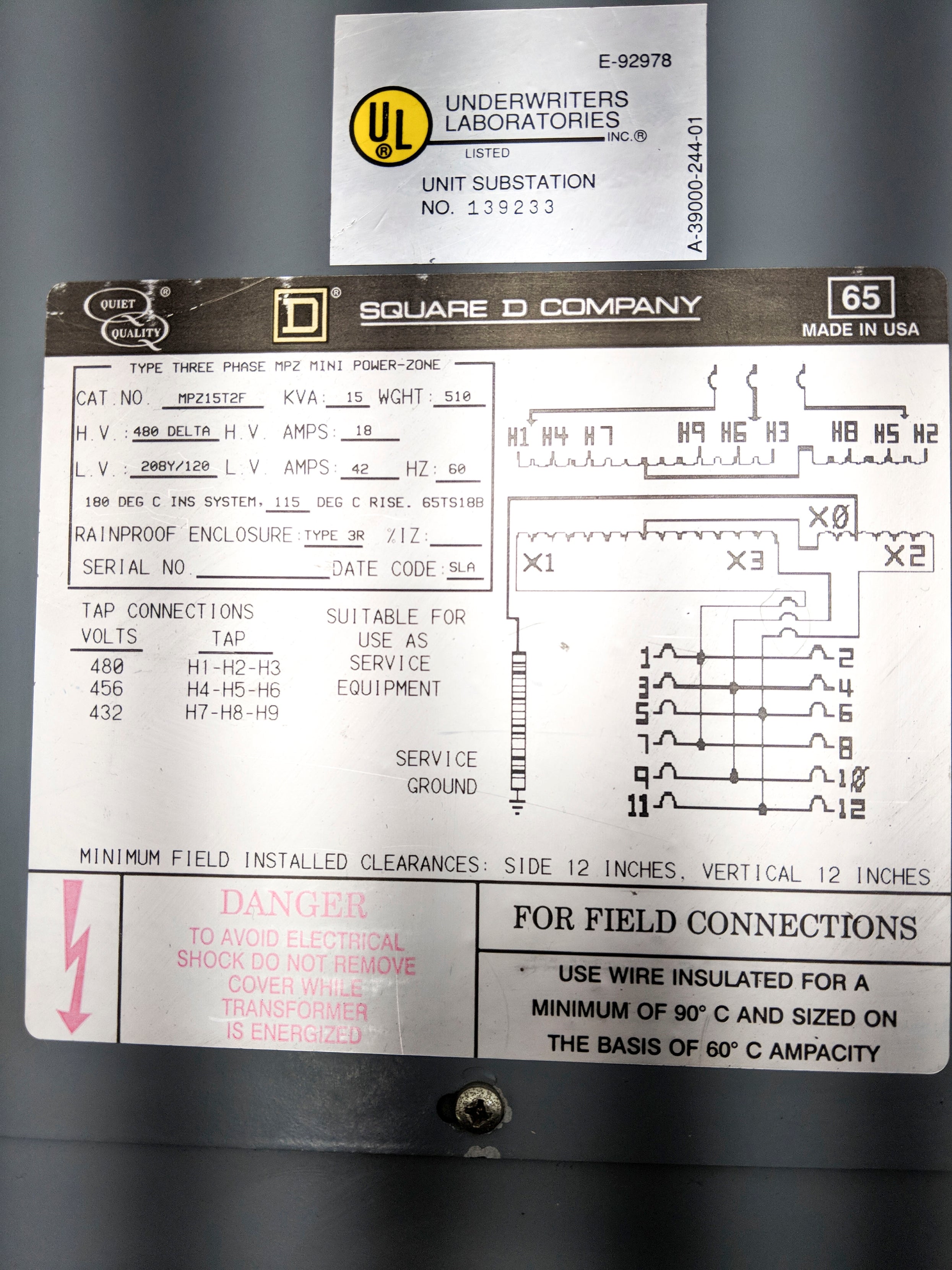 SQUARE D MPZ15T2F REMAN