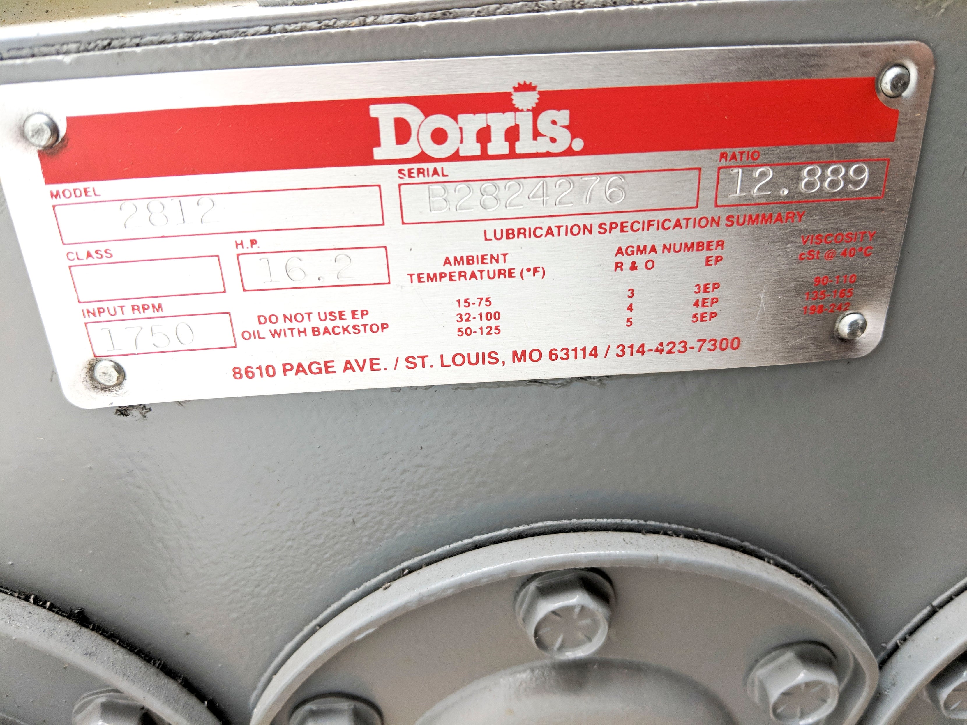 DORRIS 2812 NSNP