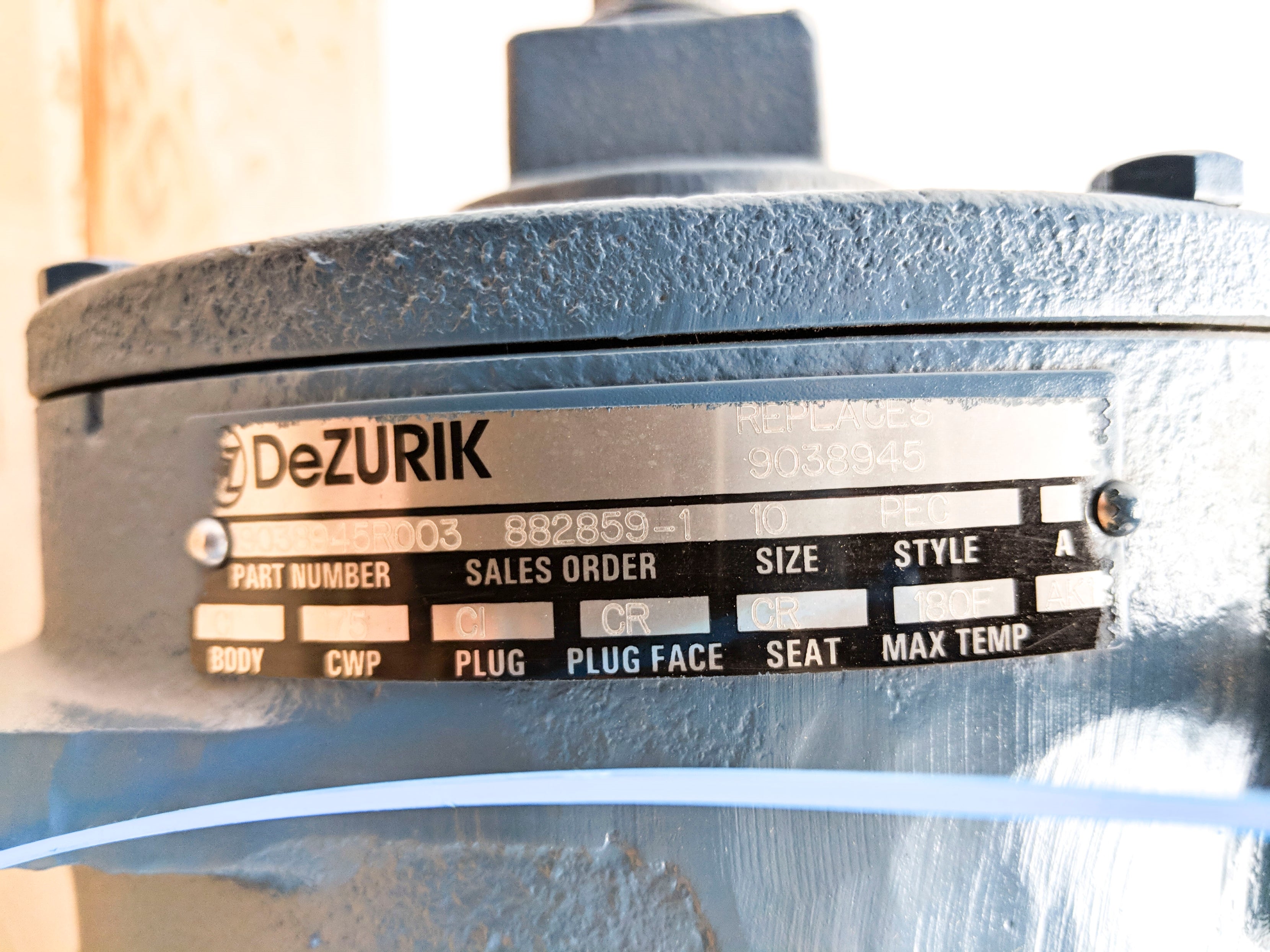 DEZURIK 9038945R003 NSNP