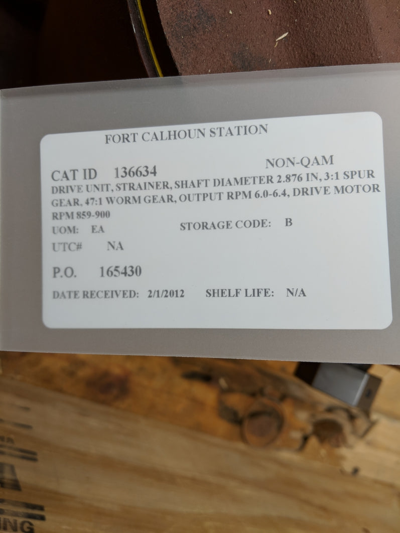 DELROYD WORM GEAR DSMM50A-691 10D73965-1 NSNP